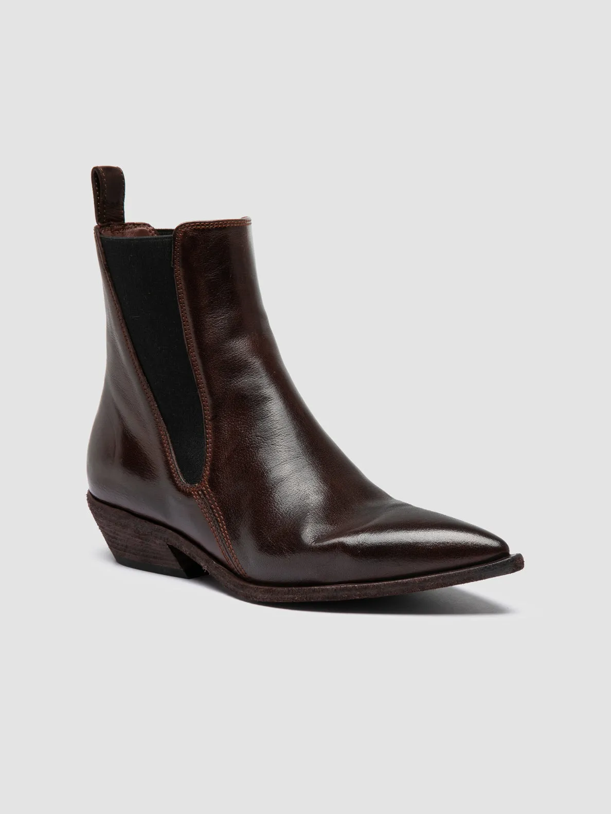 Abrasion resistant NOELIE DD 101 - Burgundy Leather Chelsea Boots