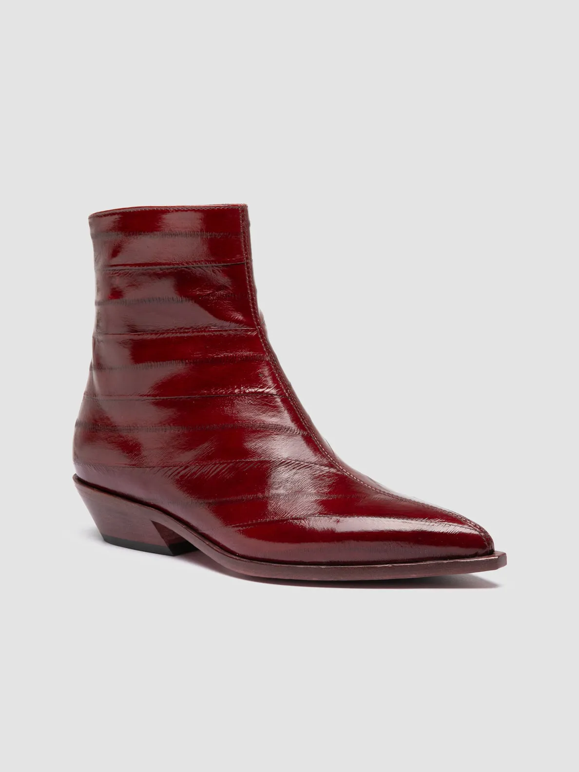 Natural Fit NOELIE DD 109 - Burgundy Leather Zipped Boots