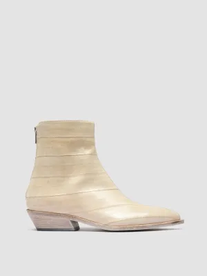 Insulated Trail Runner NOELIE DD 109 - Off White Leather Zipped Boots