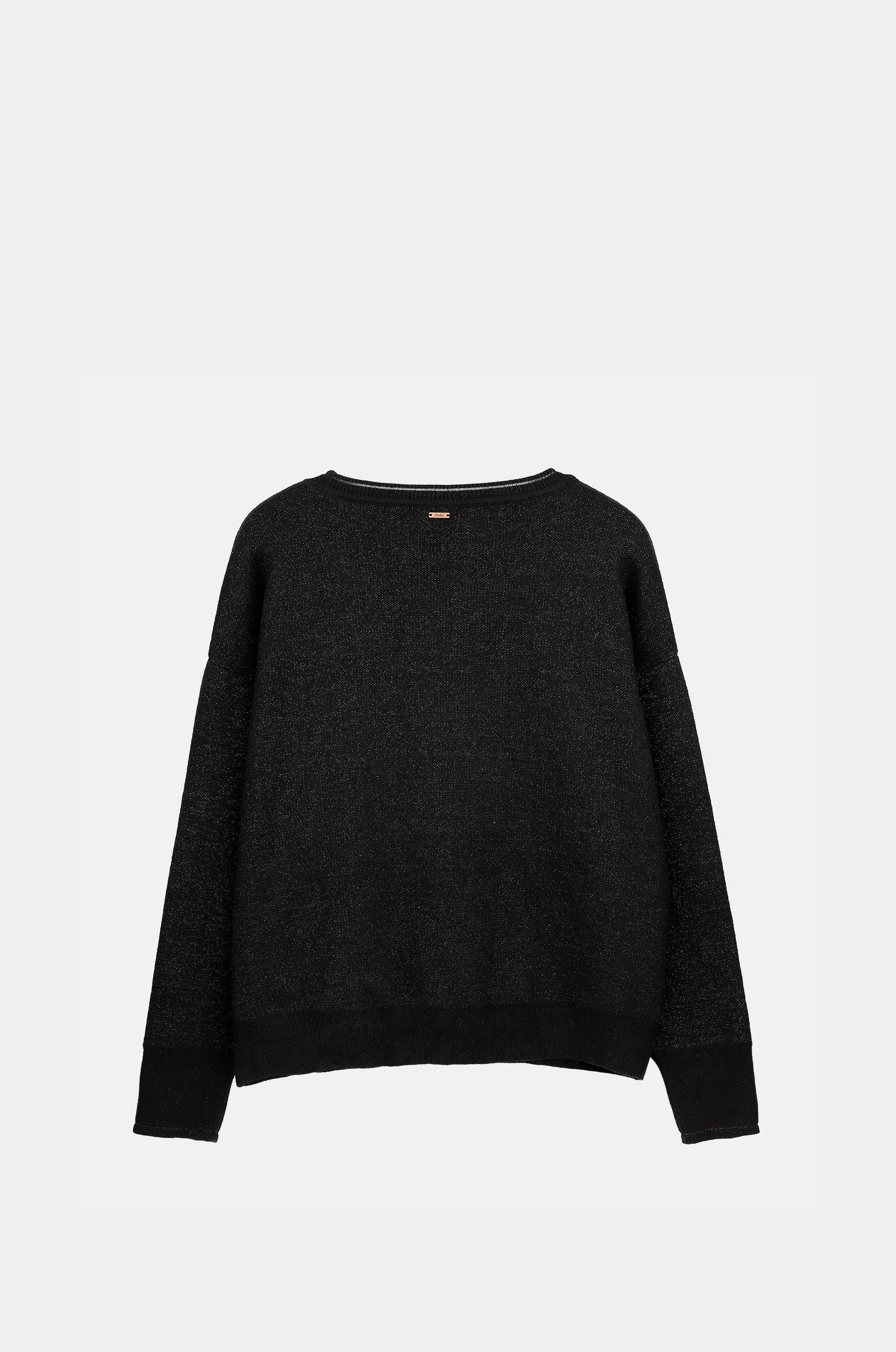 Stay Simple Black Contemporary Sweater