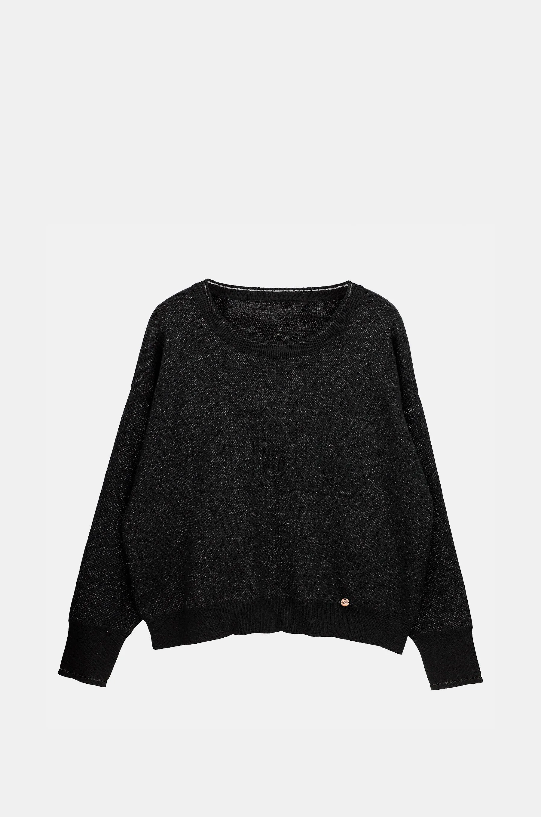 Relaxed Style Black Contemporary Sweater