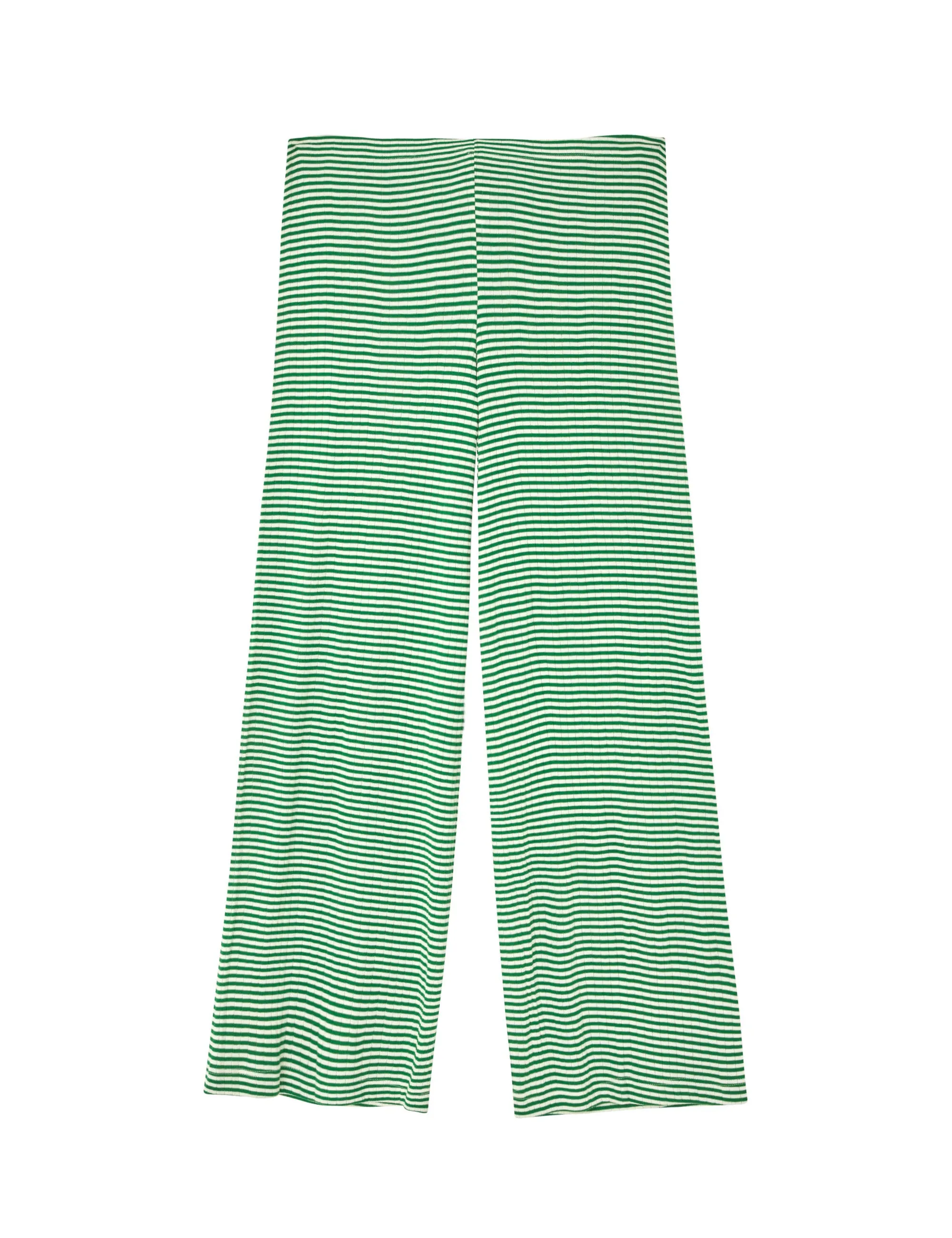 NPS Nova Pants Fine Stripe, Green/Ecru slim fit Minimal Fit