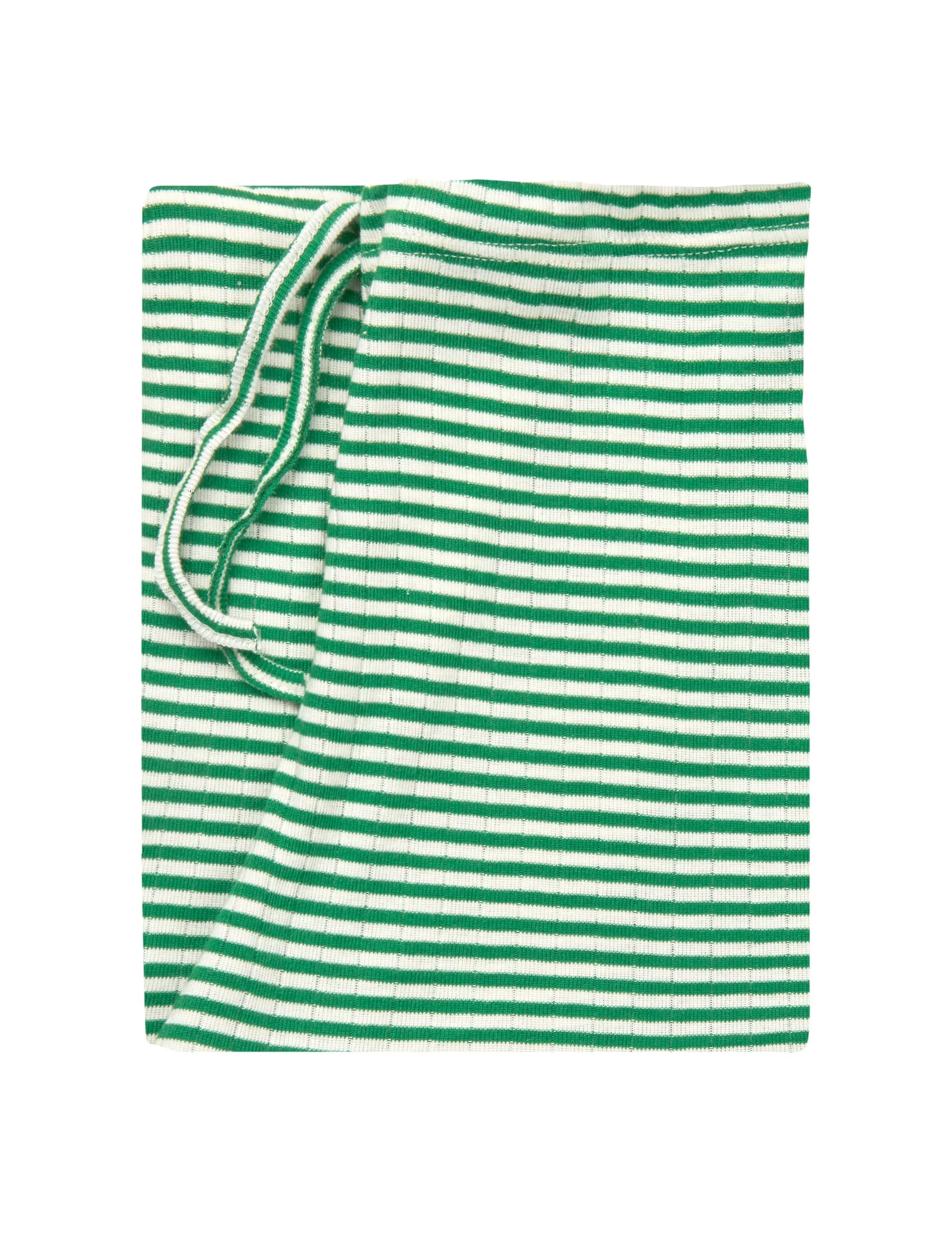 NPS Nova Pants Fine Stripe, Green/Ecru WaterRepellentCoating