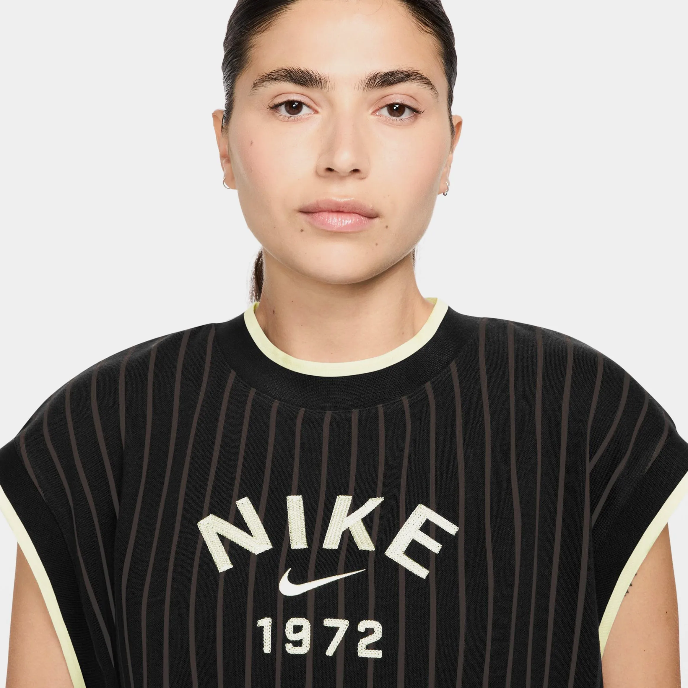 Summer Skirt NSW Collection Loose Knit Tank Womens Short Sleeve (Black/Velvet Brown/Sail/Sail)