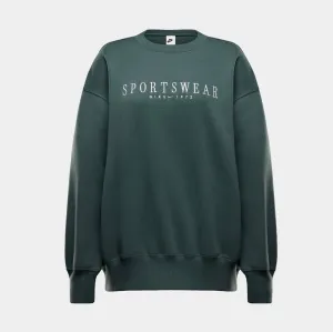 Carnival Look clean look NSW Phoenix Fleece Oversized Womens Crewneck (Dark Green/White)