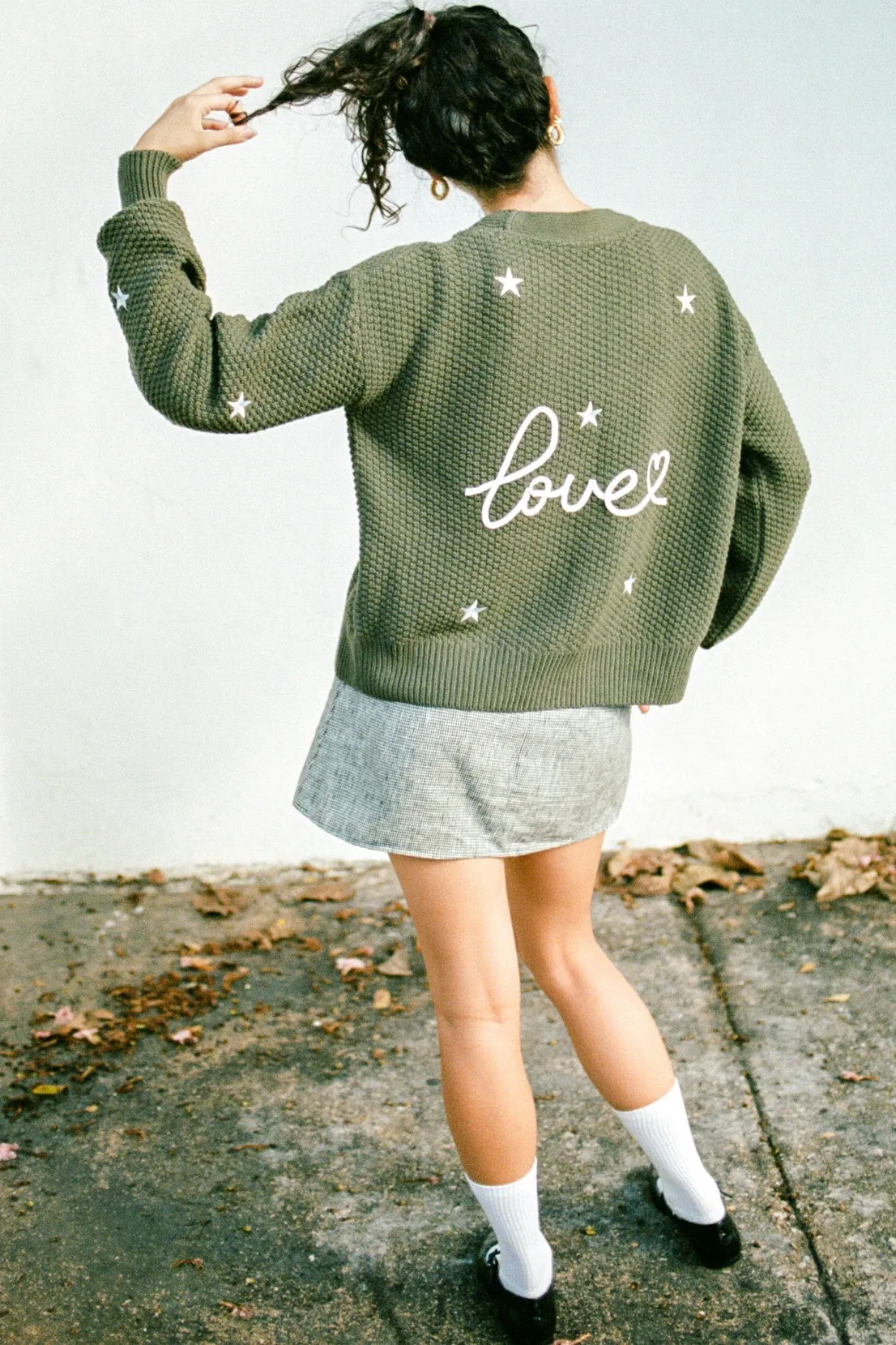O&F Love Cardigan - Khaki Daily Layers