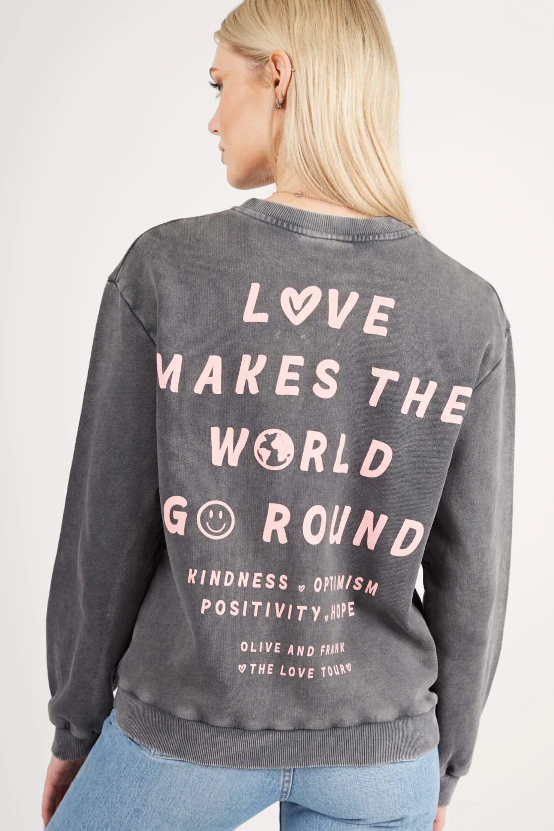 Fresh Active O&F Love Makes The World Go Round Sweatshirt