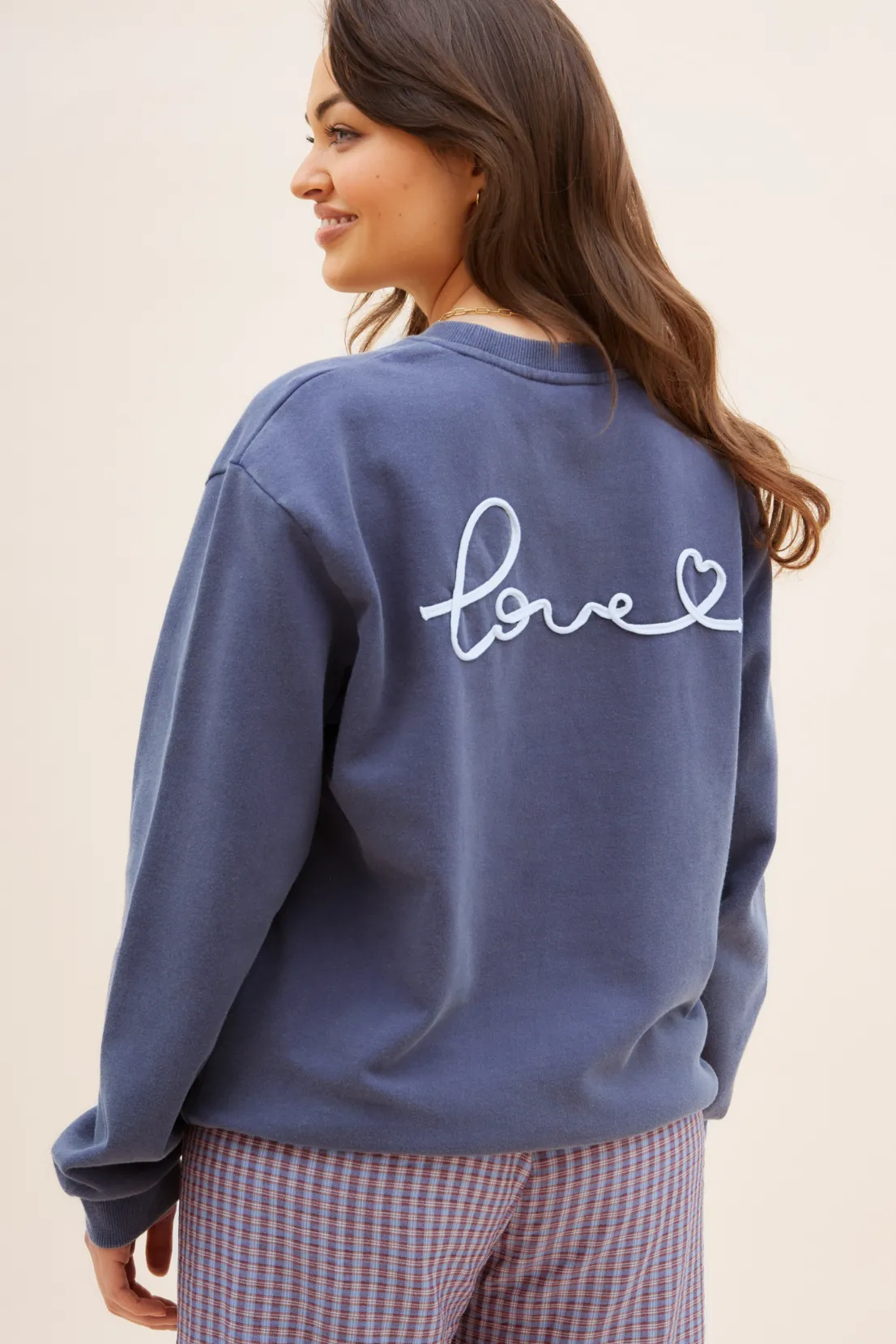 young people O&F Love Washed Sweatshirt