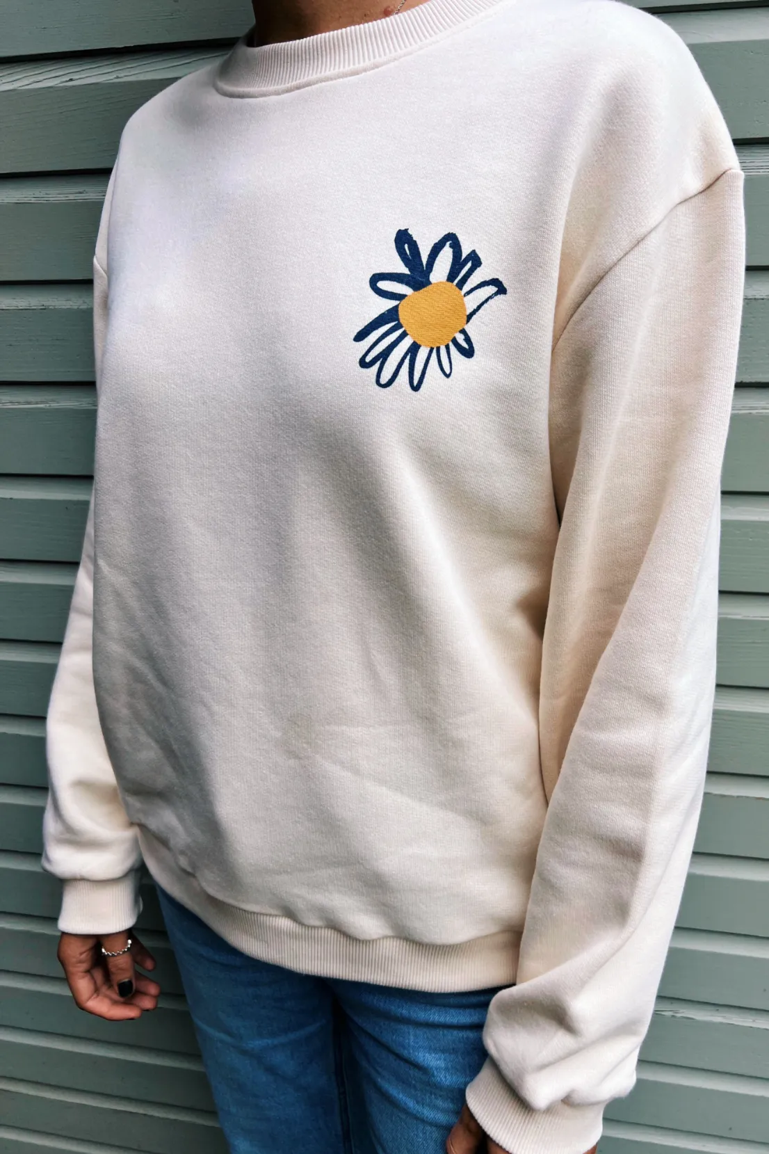 product personalized touch Casual Comfort O&F Plant Flowers Grow Love Sweatshirt