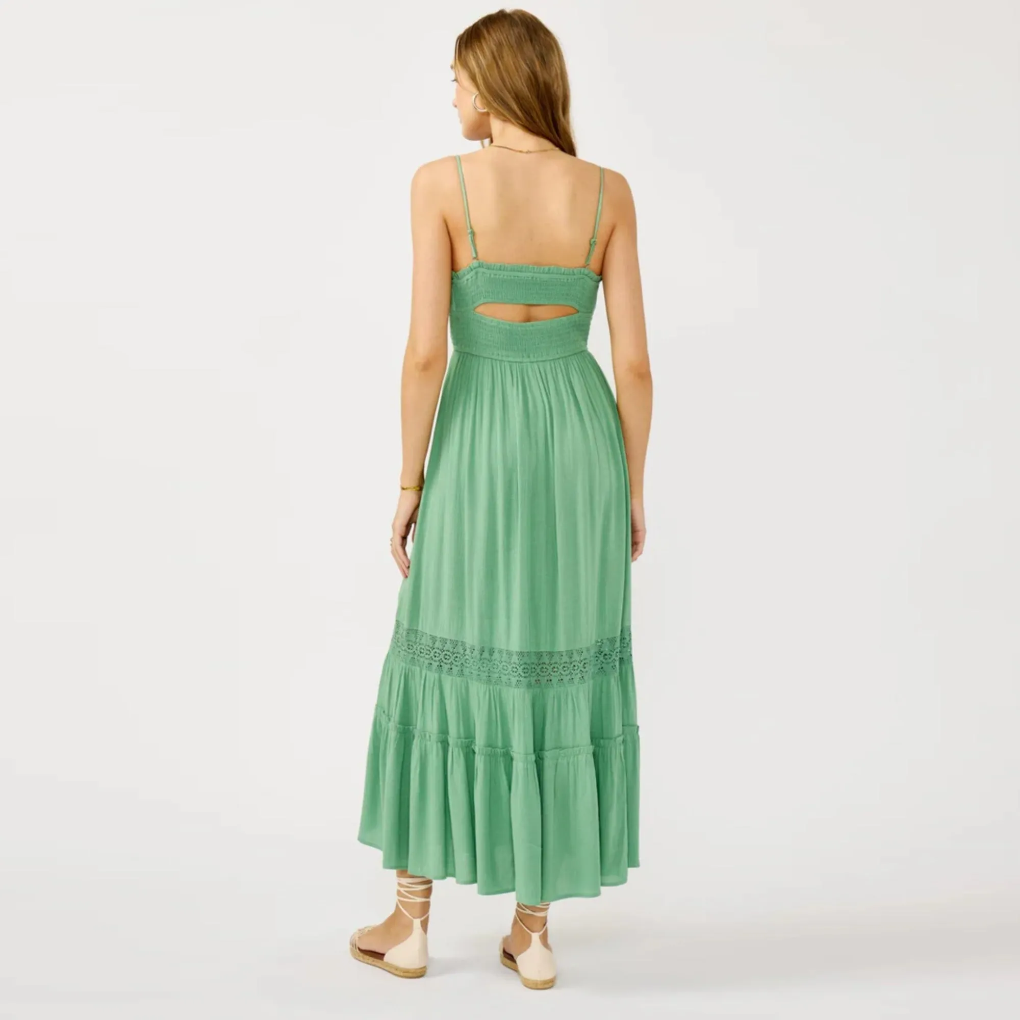 Pure Fit Odette Maxi Dress (Dusty Jade)