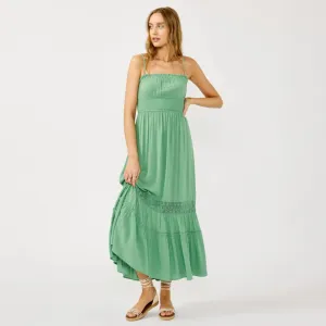Odette Maxi Dress (Dusty Jade) AdjustableStraps