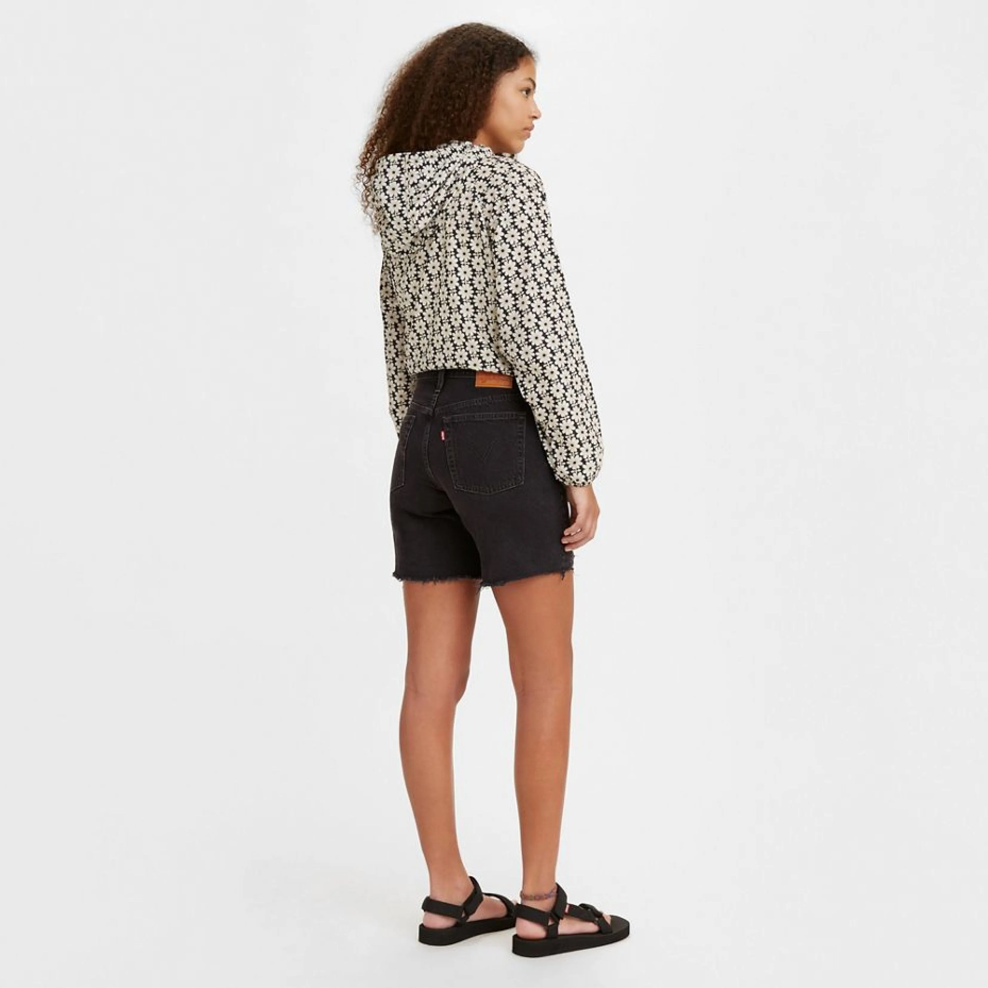 501 Mid Thigh Short (Lunar Black) Modern Fashion