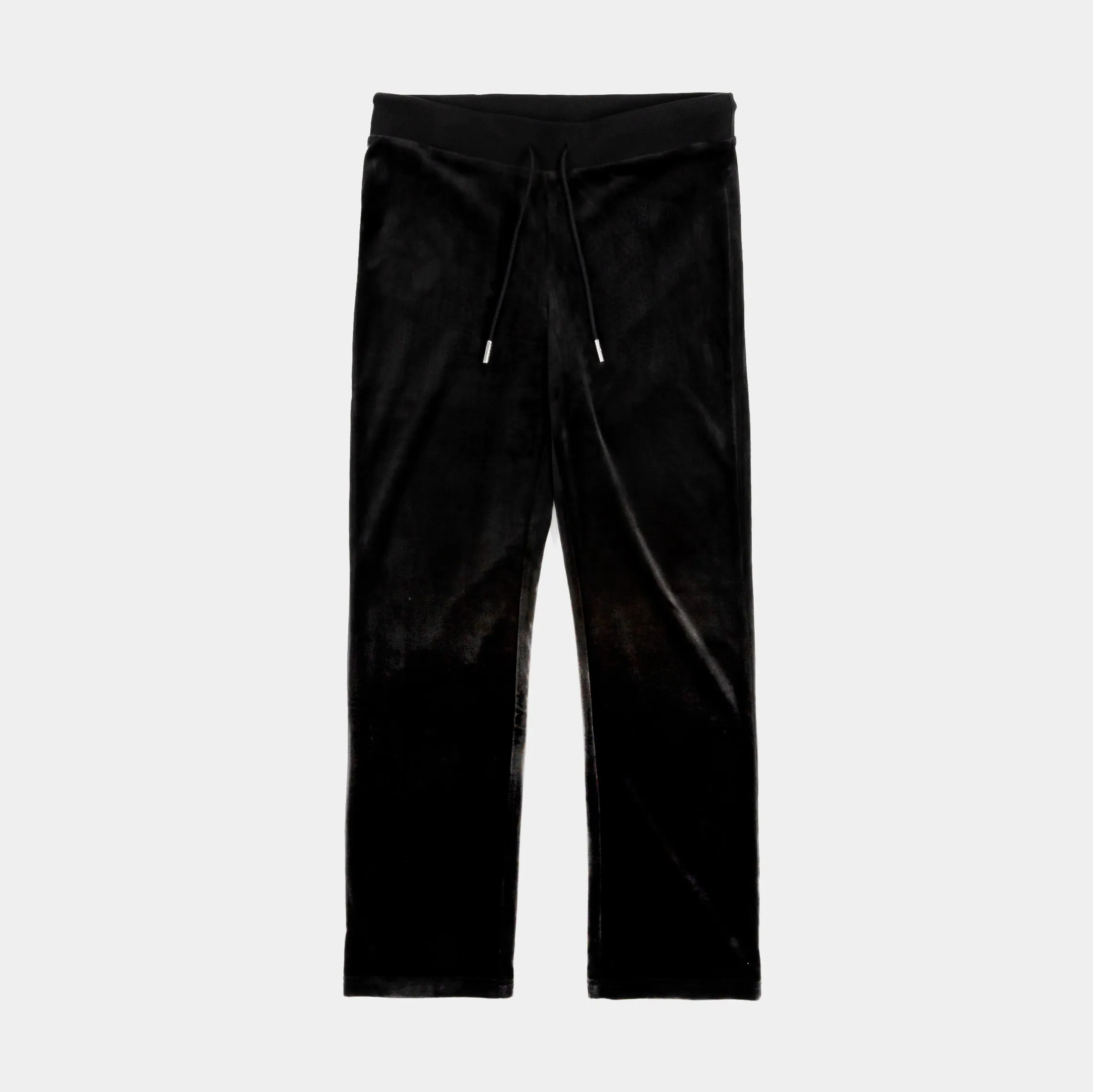 Sporty Comfort Wear Og Big Bling Velour Womens Track Pants (Black)