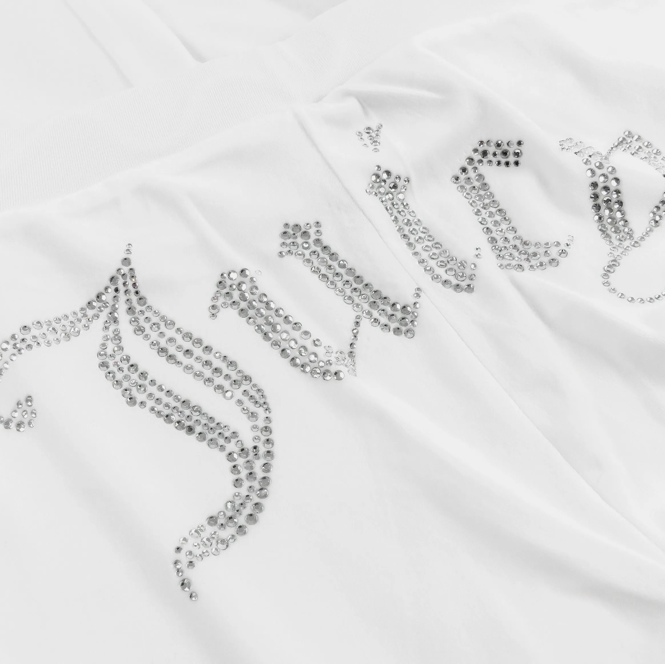 Og Big Bling Velour Womens Track Pants (White) Dynamic Motion Performance Support