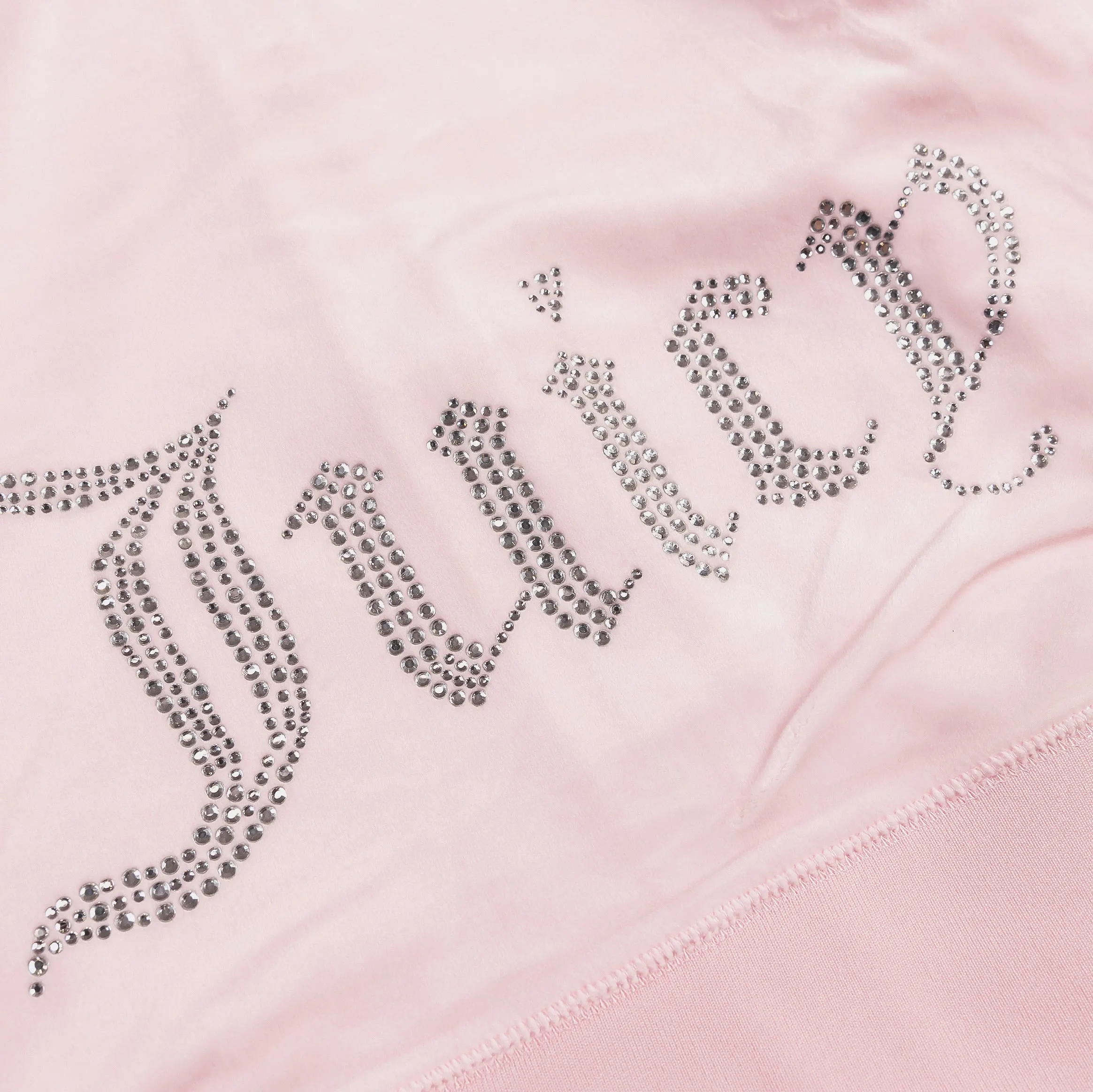 OG Bling Velour Full Zip Womens Hoodie (Light Pink) Everyday Comforts