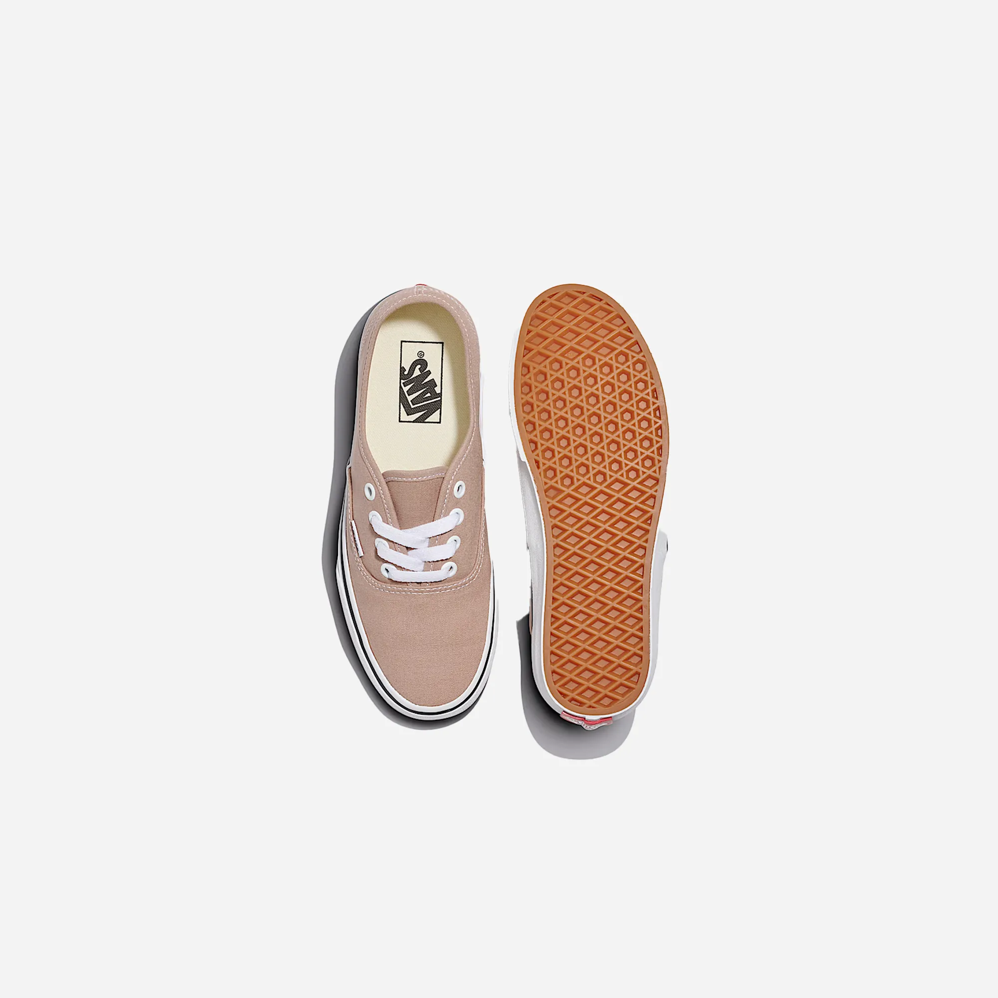 Vans Authentic Shoe Warm Taupe Brown Fashionable Fit Trendy Footwear