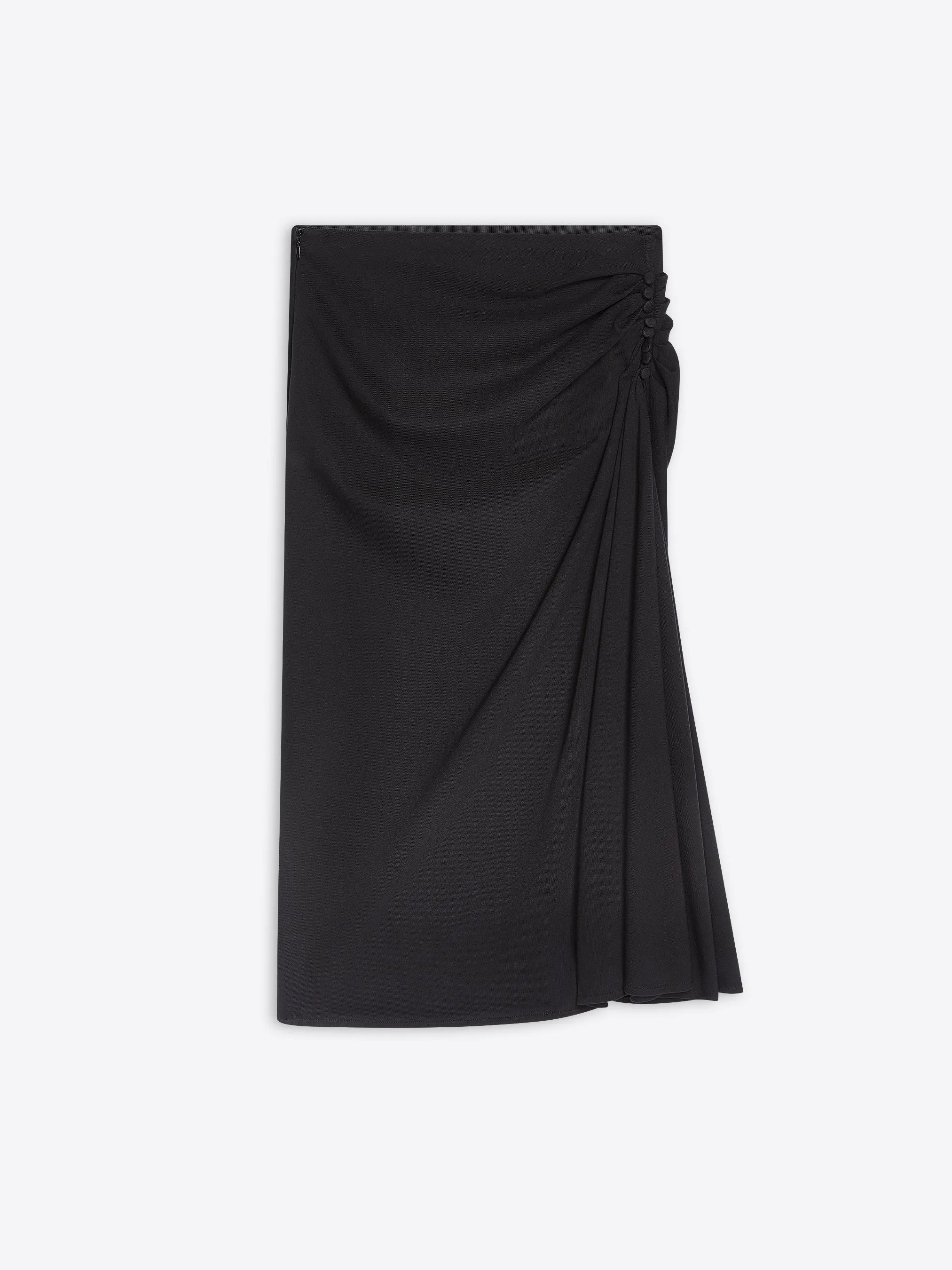 Draped jersey skirt Soft Focus Weekend Style