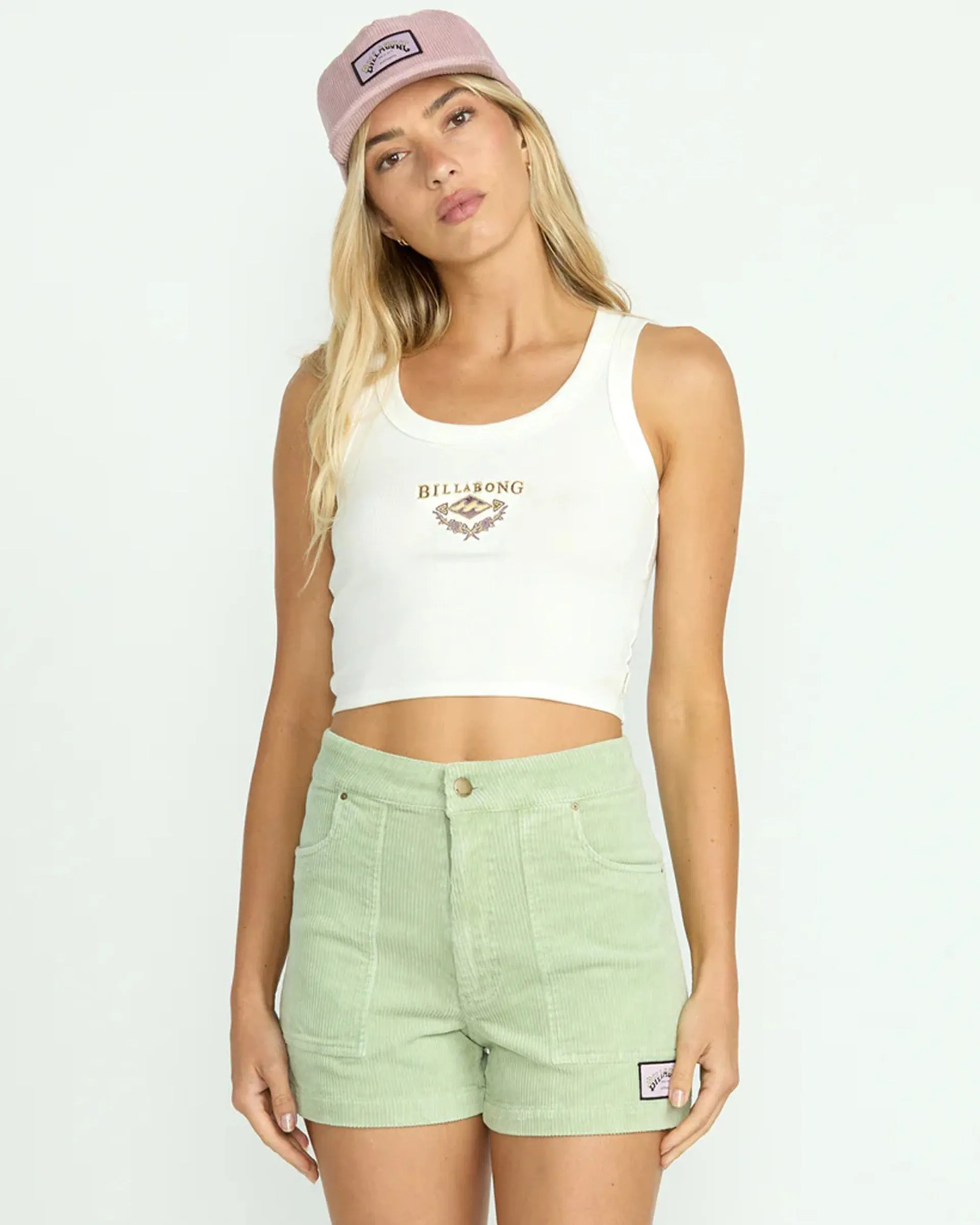 Flexible Fit Original Tiny Knit Tank Top - Salt Crystal