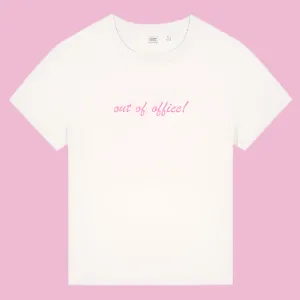 Out Of Office! Relaxed Women's Tee All-Day Wear Geometric Print