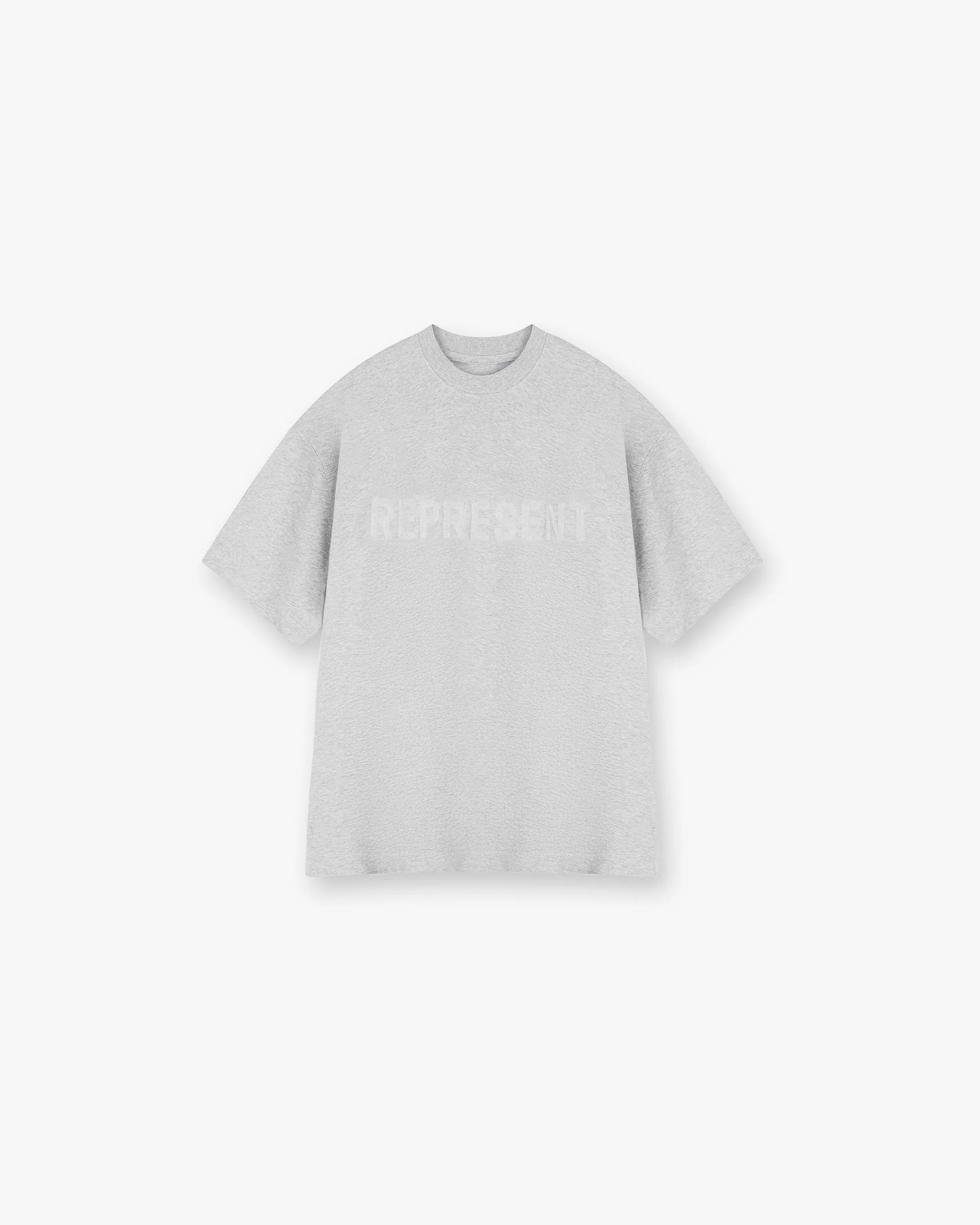 Owners Club Boyfriend T-Shirt - Grey Marl Light Layer Mesh Glow