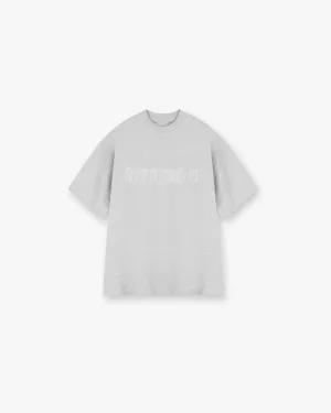 Owners Club Boyfriend T-Shirt - Grey Marl Light Layer Mesh Glow