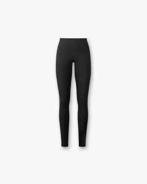Yoga Class Quick Dry Owners Club Legging - Jet Black