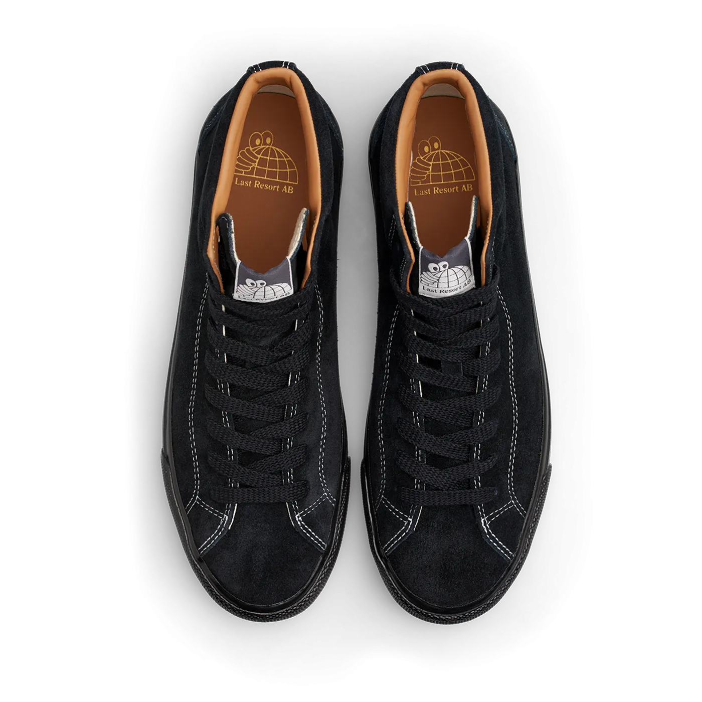 Last Resort AB VM003 Suede Hi Black/Black/White Grip Action Quick Drying