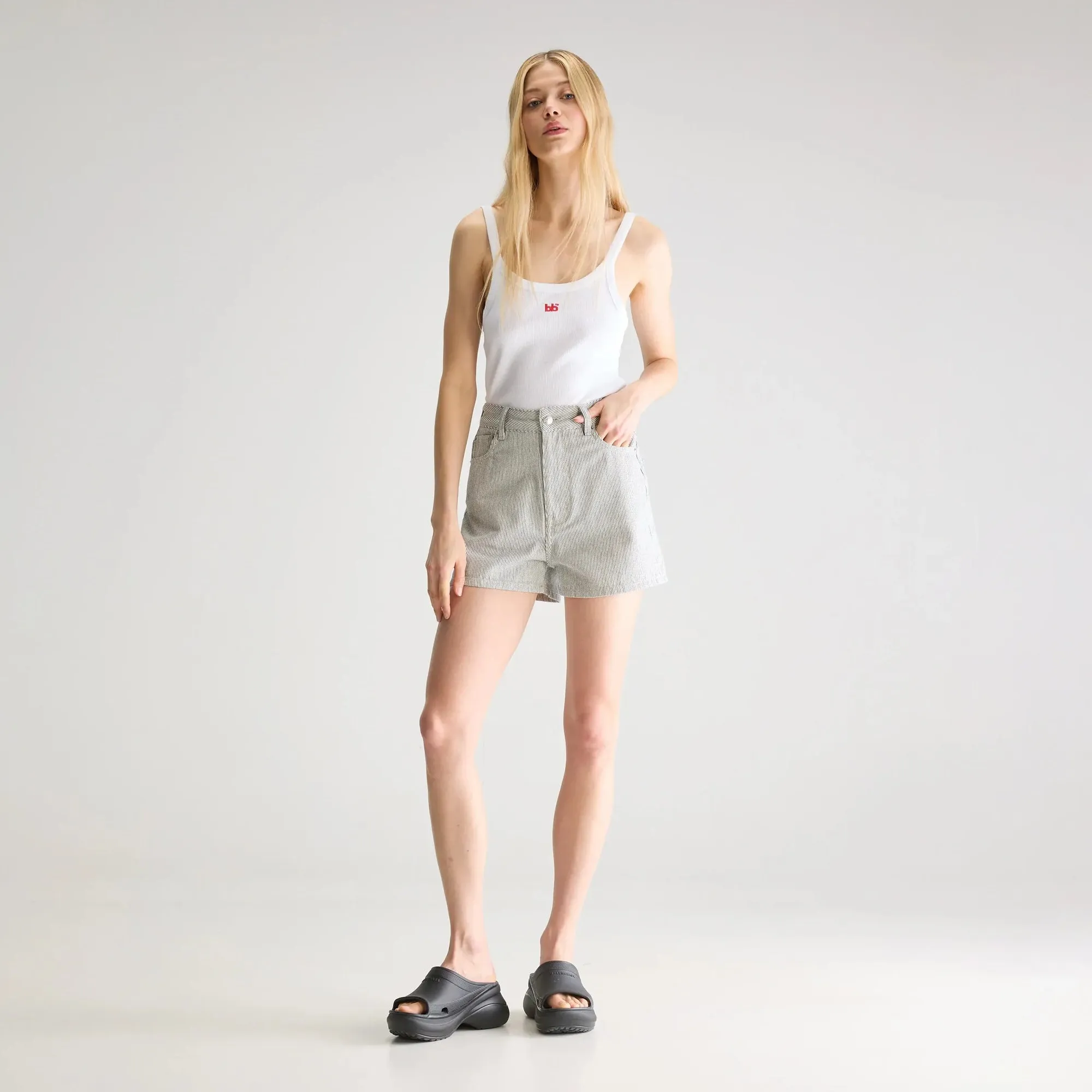 Party Wide Denim Shorts Earth Glow Leader Fit