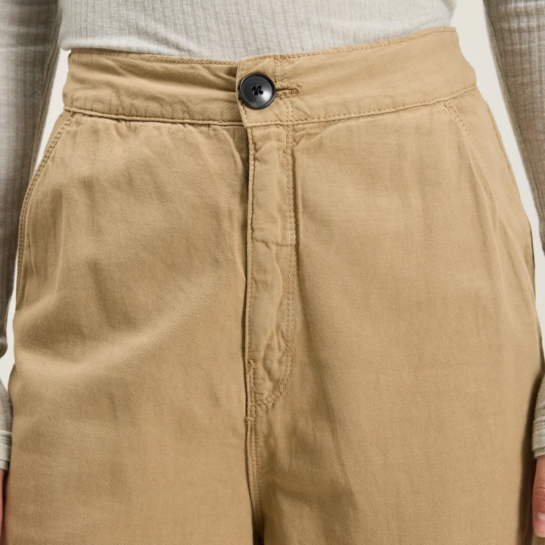 Pasop Relaxed Trousers (Clay) Seamless Technology Chilly Weather Fit