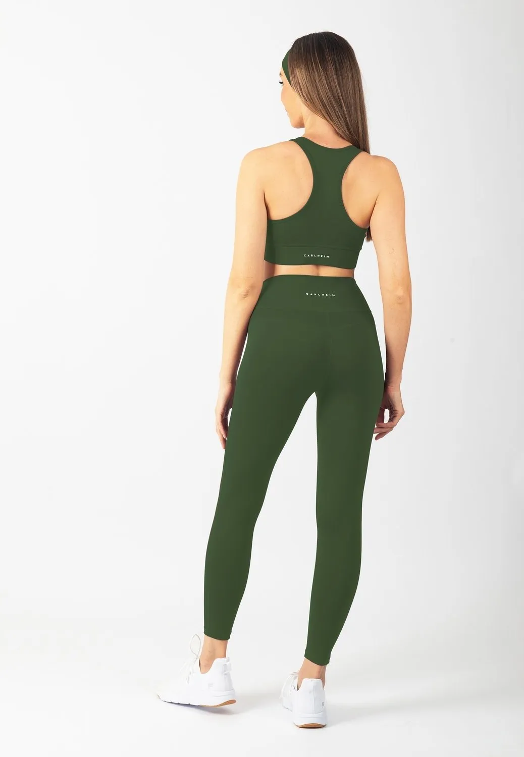 Serenita Leggings (Khaki Green) Plus Size Flexible Wear