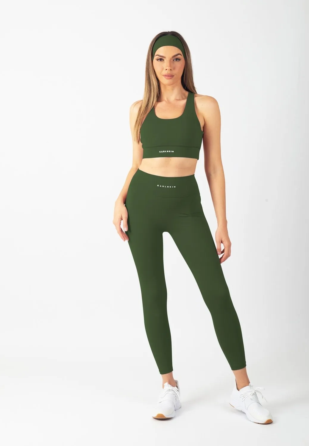 Form Fitting Serenita Leggings (Khaki Green)