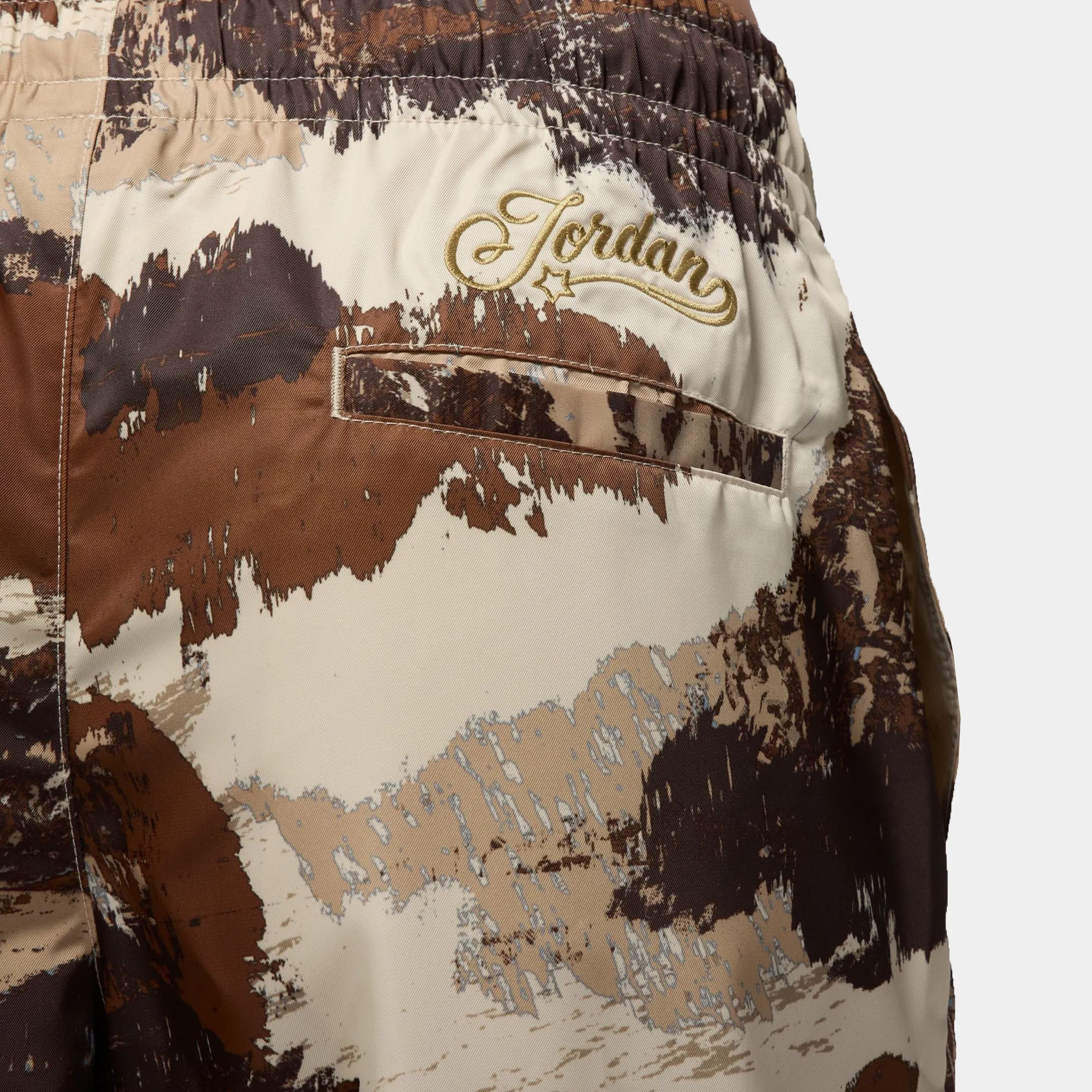 Relaxed Look Utility pocket Brooklyn Novelty Camo Womens Pants (Khaki/Brown)