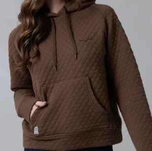Kimes Ranch Women's Angel Fire Hoodie in Brown Modern Bold