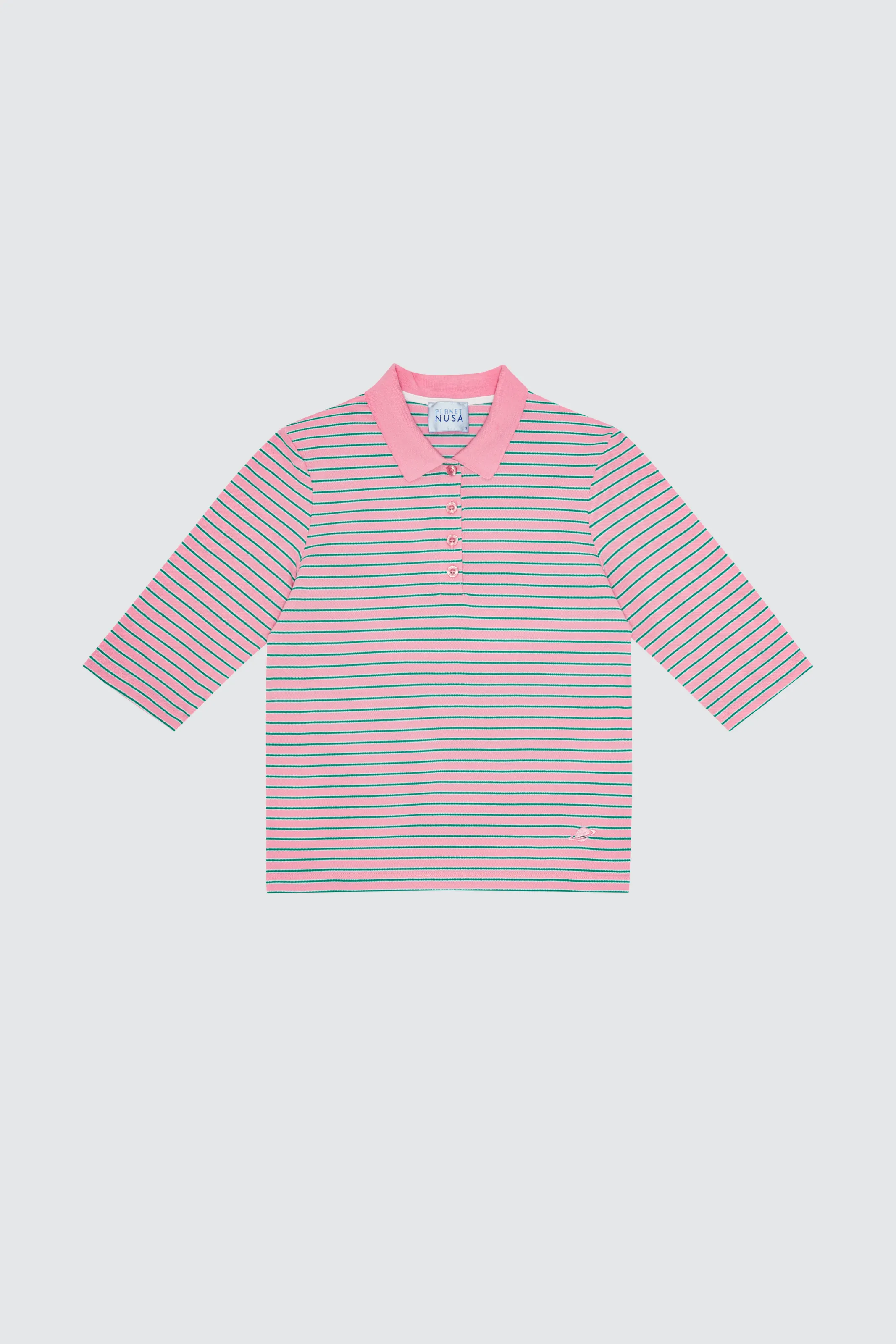 PIQUET1 POLO PocketDetail Round neck simplicity