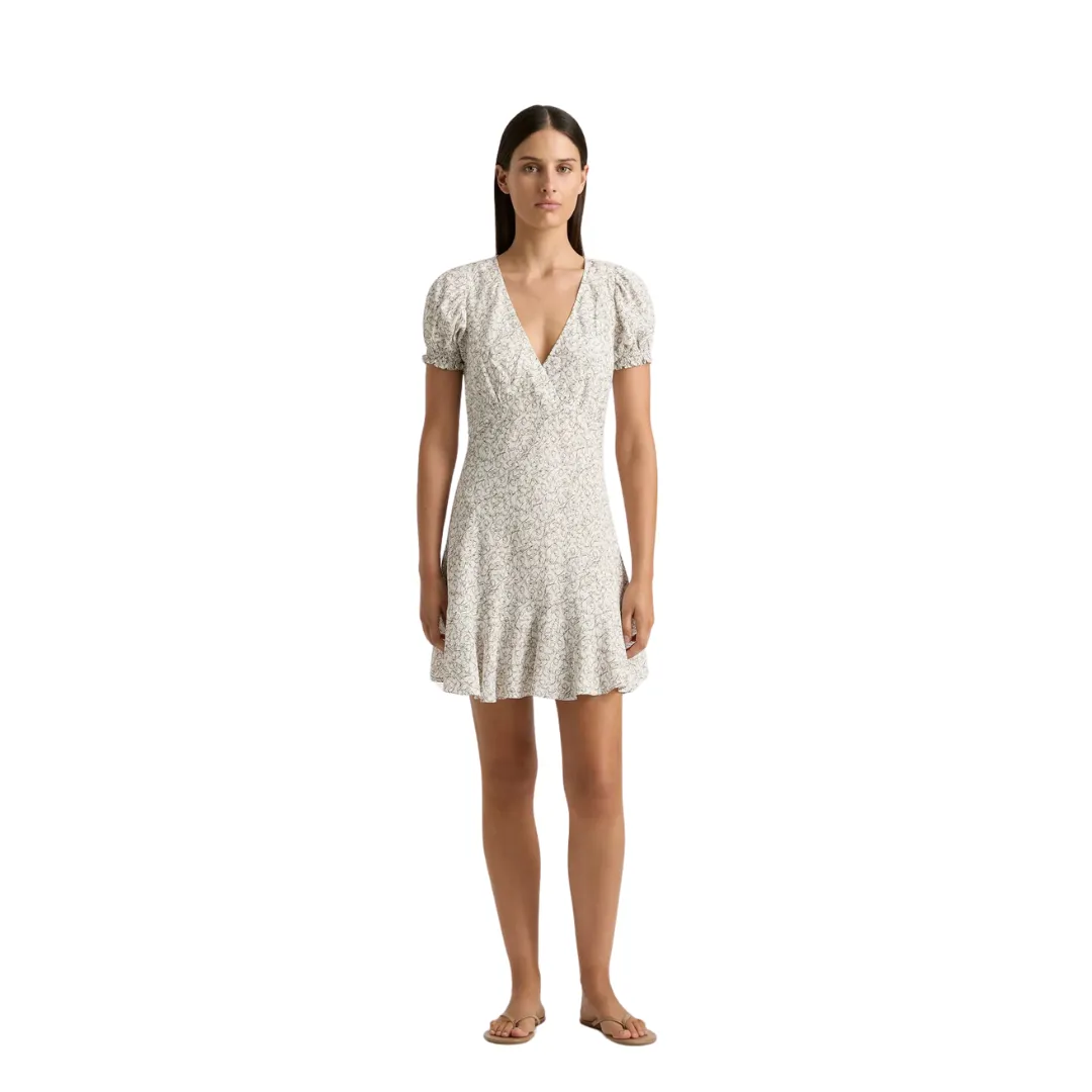 Gradient Shade Aurelia Mini Dress (Calla Umber)