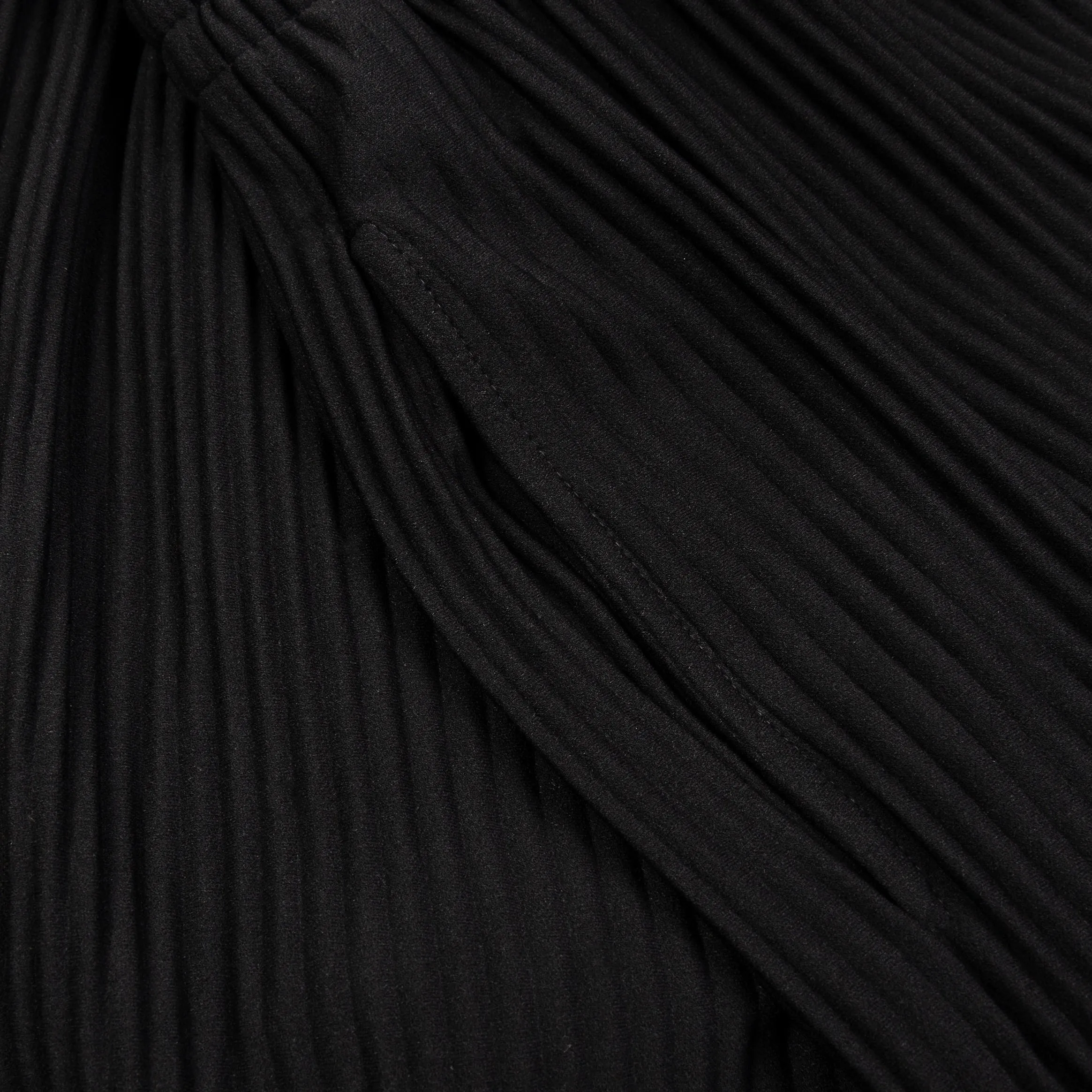 Pleated Fleece Womens Shorts (Black) City Shorts