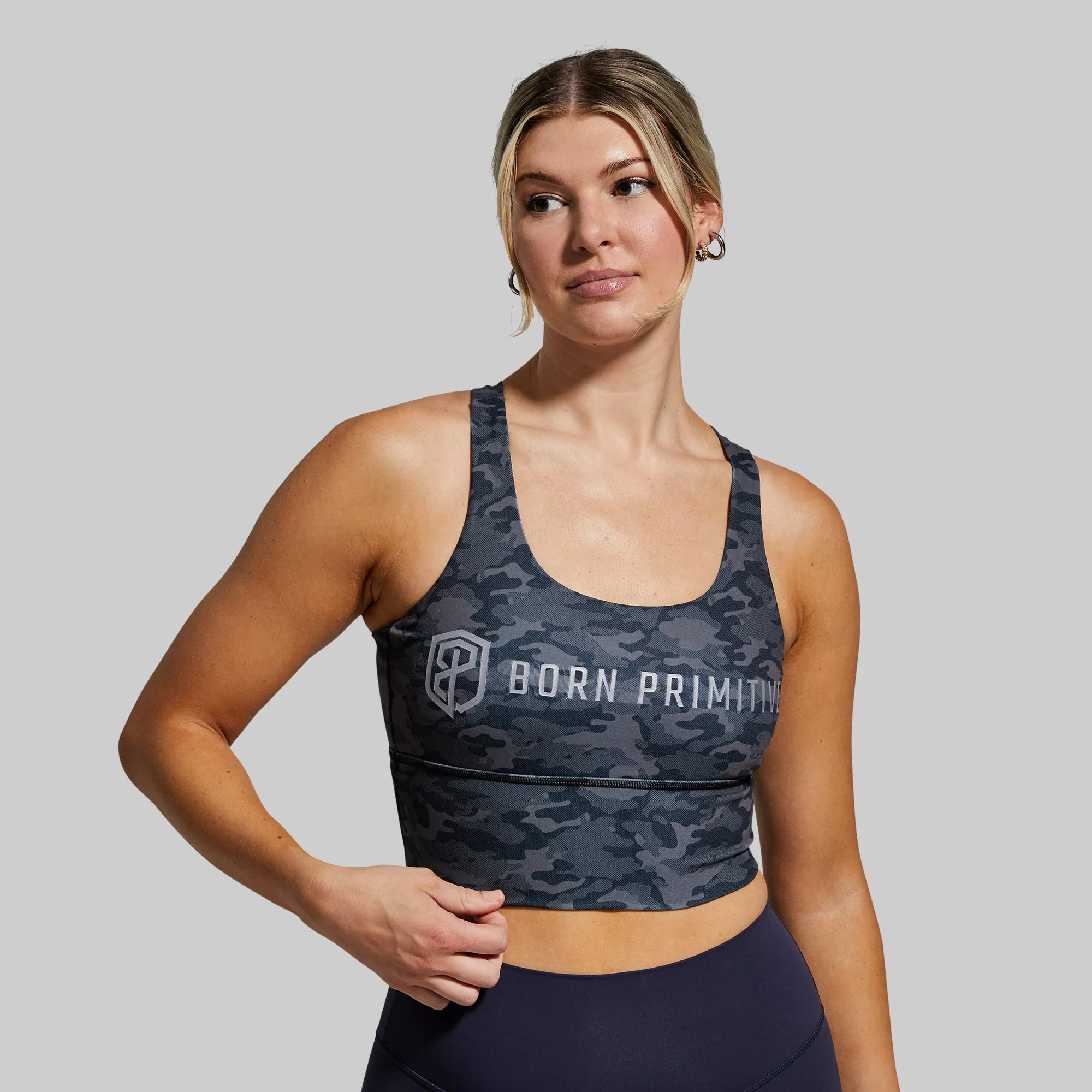 Seamless Design Intensity Sports Bra (Brand Strength-No Illume)