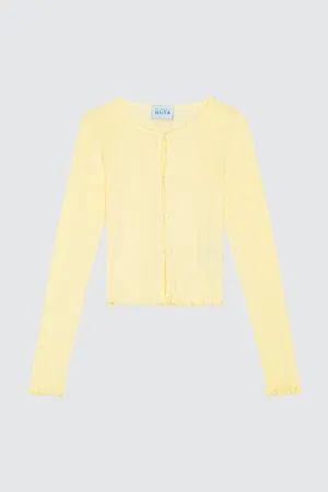 POINT1 CARDIGAN POINTELLE NonSlipGrip Statement Wear