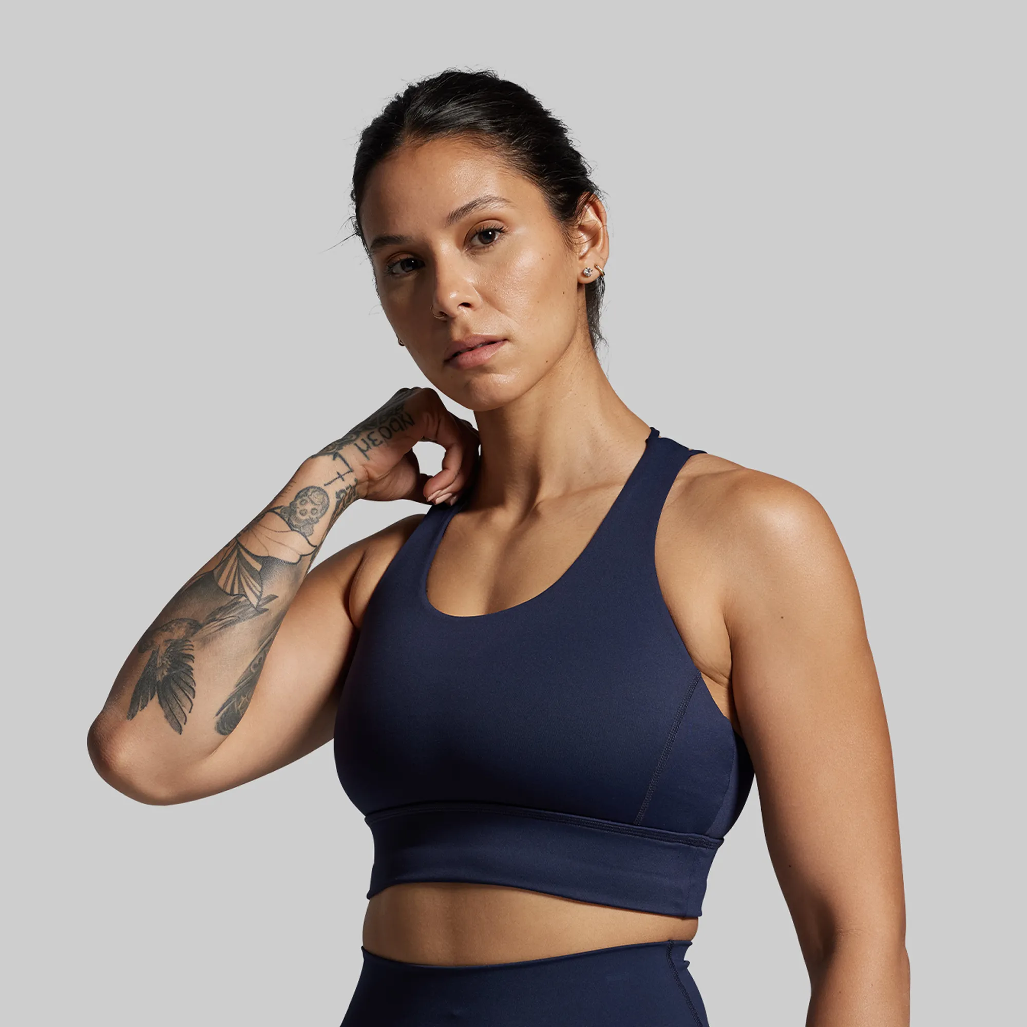 Ignite Sports Bra (BP Navy) adults' Breathable fabric
