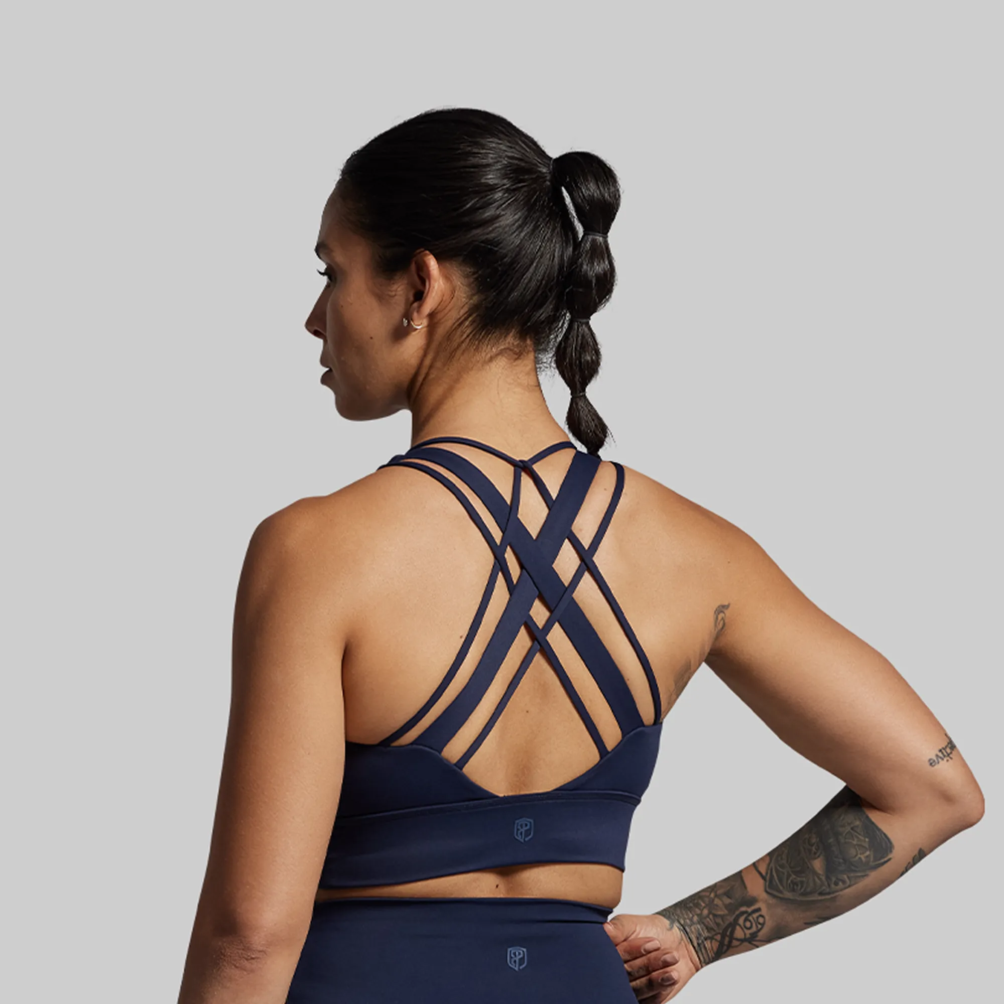 Ignite Sports Bra (BP Navy) Fitness beginners