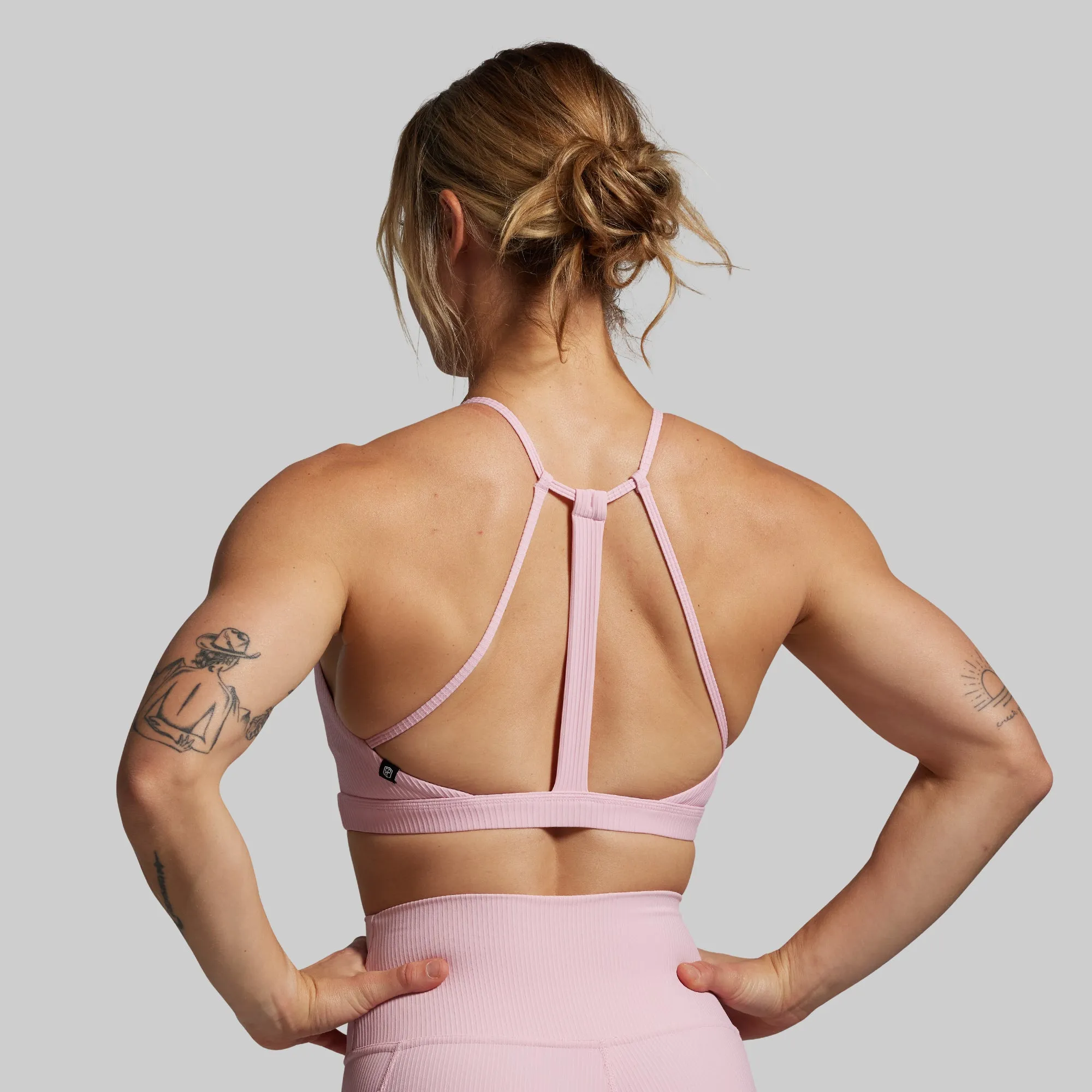 Break the Limits Sports Bra (Parfait) Coverstitch seams
