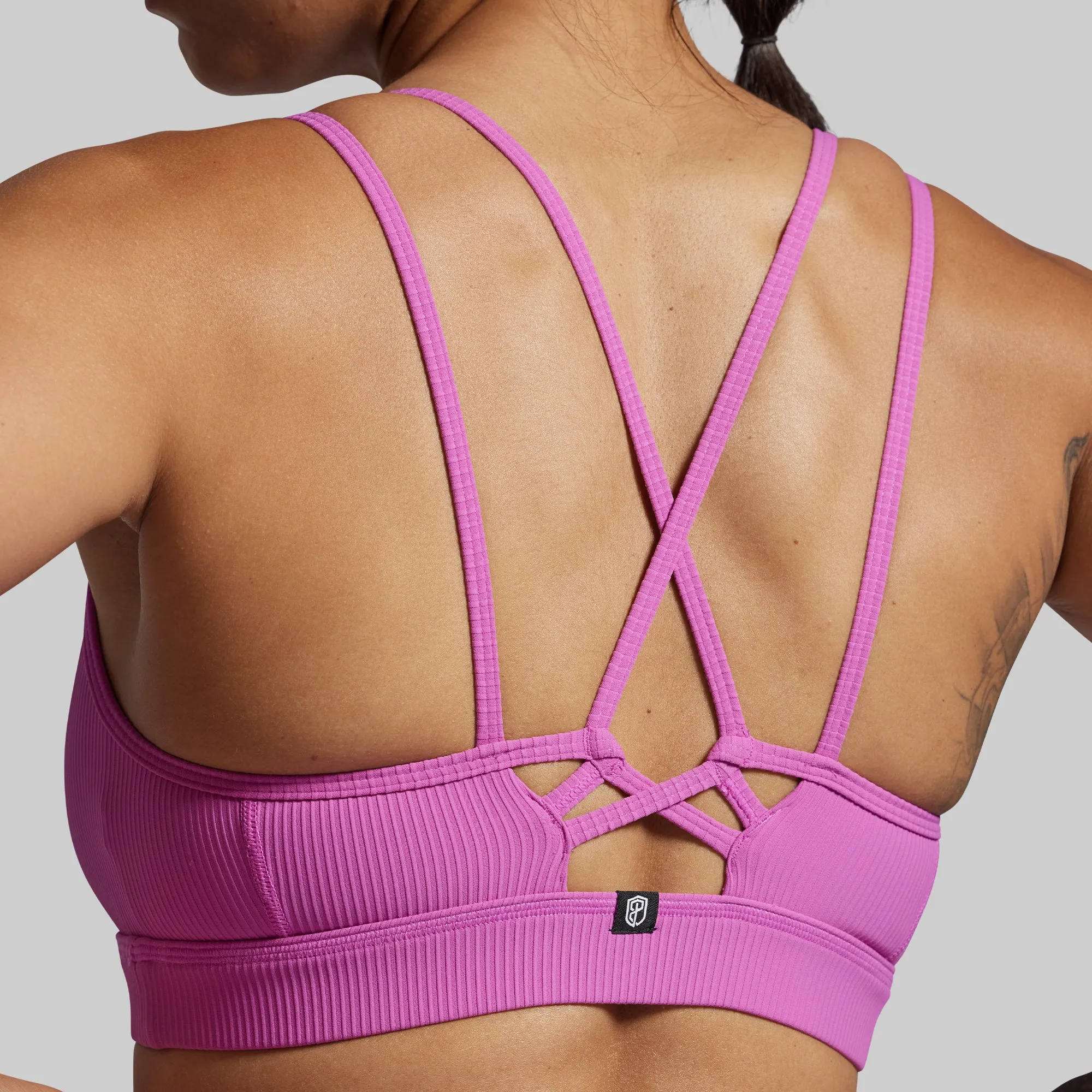Lotus Sports Bra (Viola) Breathable Band