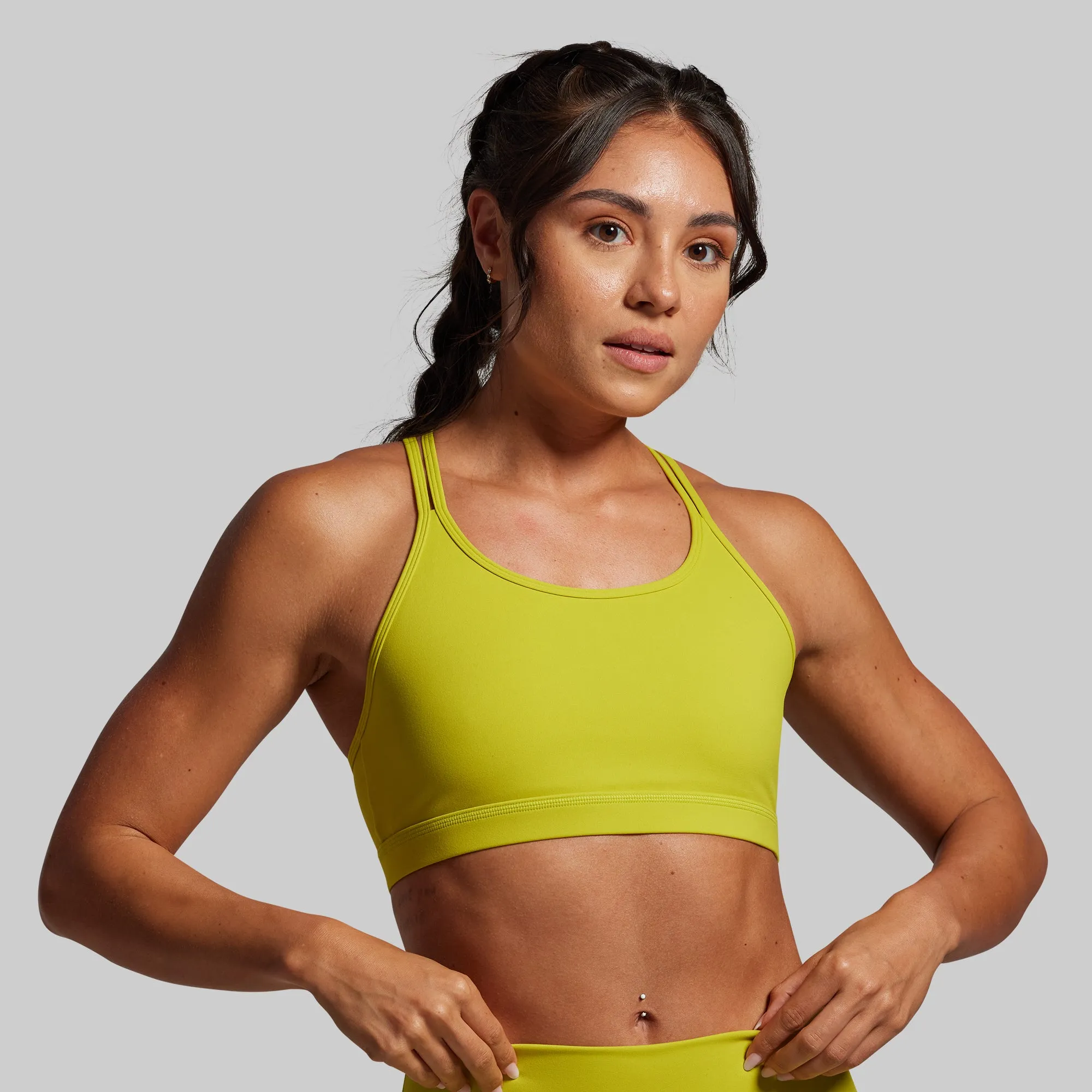Warrior Sports Bra (Citronelle) Comfortable Structure Stretch Recovery Fabric