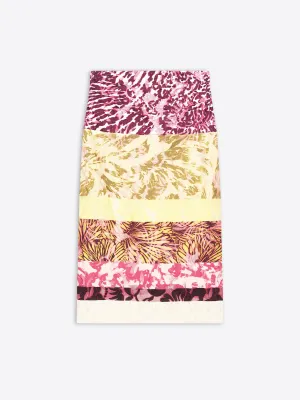 Printed skirt ribbed texture Smart Texture