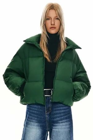 Flexible Fiber Fill Puff-O? Classics Short Oversized Down Coat