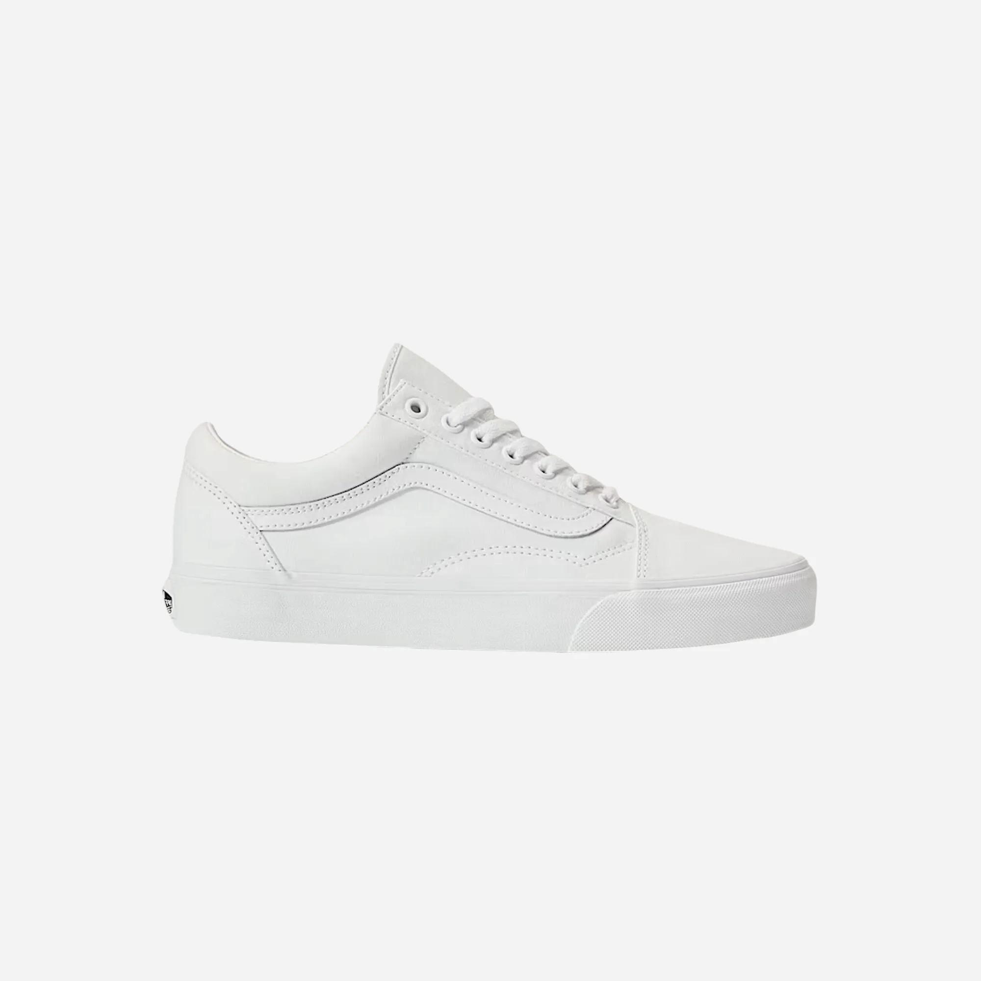 Vans Old Skool Shoe True White Wide Toe Box Design