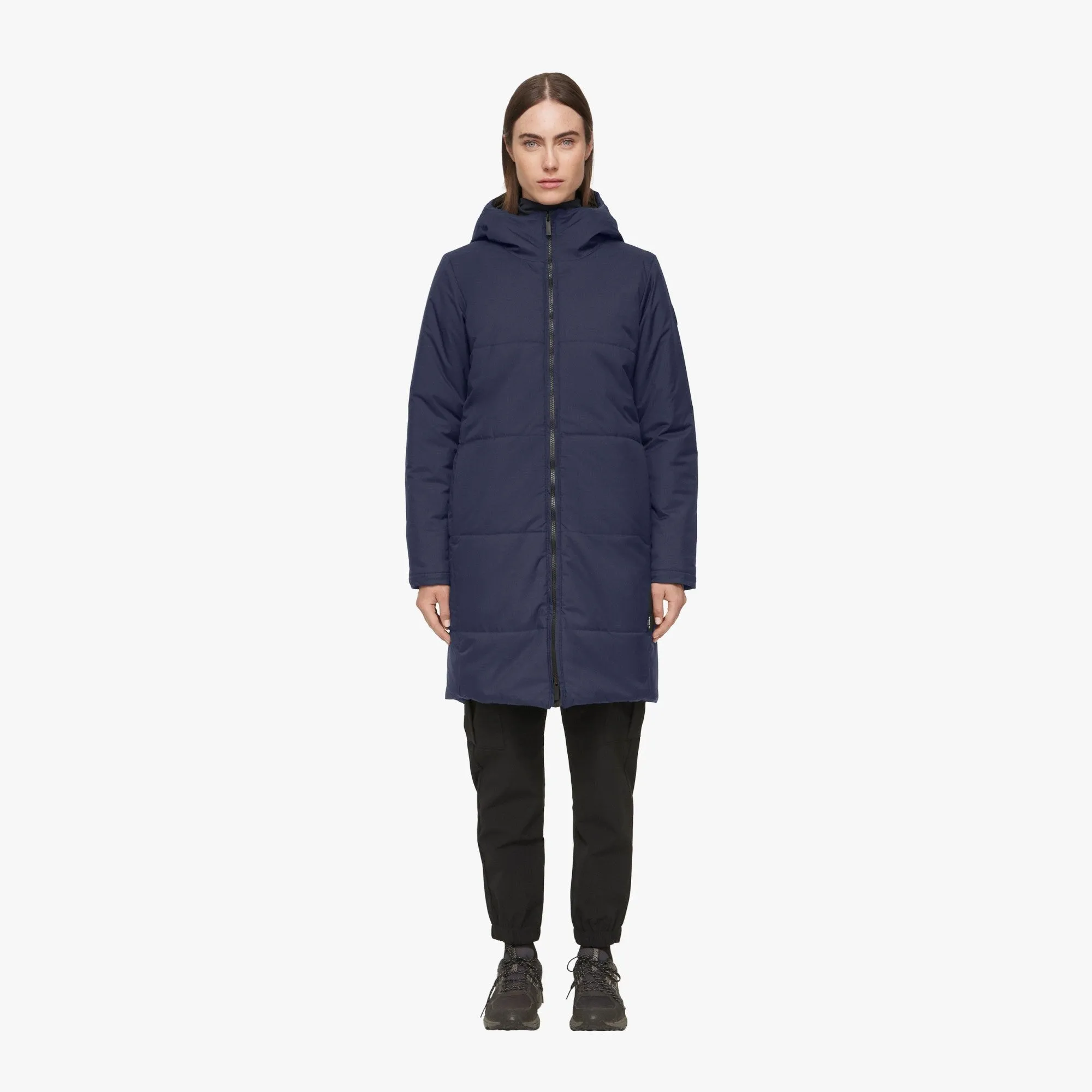 Ana Jacket (Navy) Lightweight Design Non Bulky Insulation