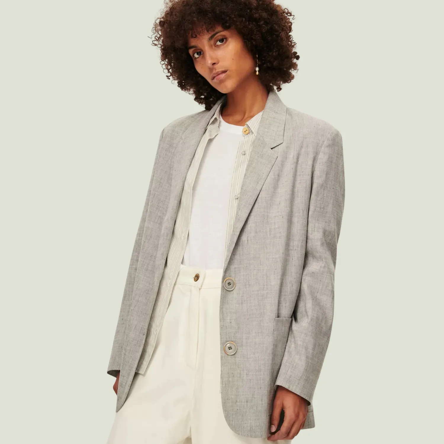 Tran Tailoring-Style Jacket (Gr??s) Rugged Daily Style Soft Lined Interior