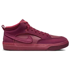 Nike SB Leo React Premium Dark Beetroot/Team Red/Picante Red Comfortable Cushion Comfortable Heel Cup