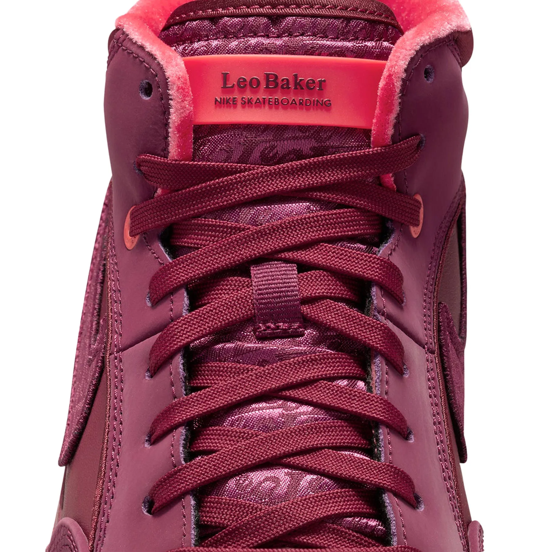 Nike SB Leo React Premium Dark Beetroot/Team Red/Picante Red Pro Level Performance Impact Comfort